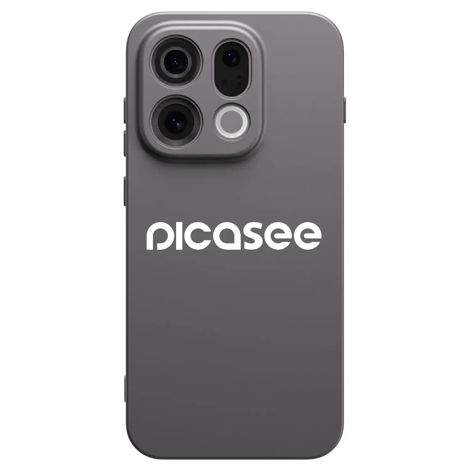 Silikonový černý obal pro OPPO Find X9 - Picasee - new logo - white