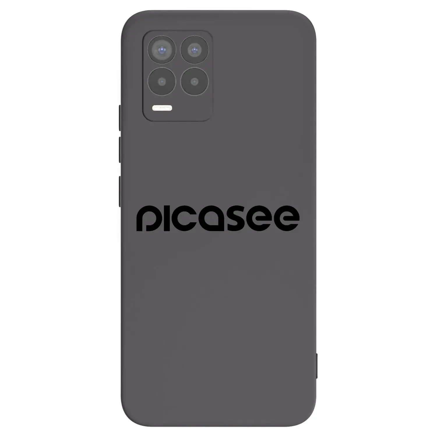 Silikonový černý obal pro Realme 8 Pro - Picasee - new logo - black