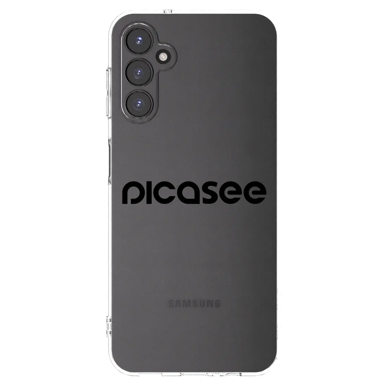 Silikonový průhledný obal pro Samsung Galaxy A14 5G A146P - Picasee - new logo - black