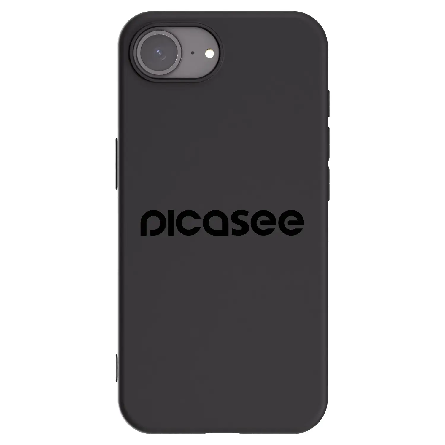 Silikonový černý obal pro Apple iPhone 17e - Picasee - new logo - black