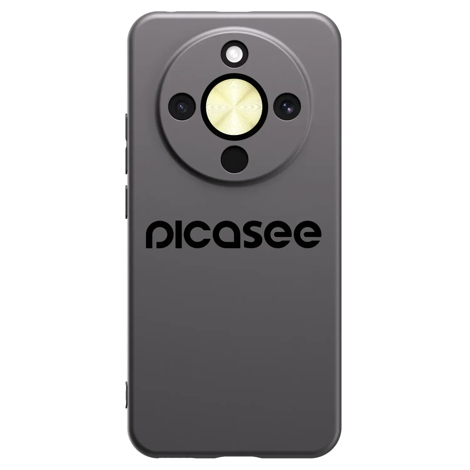 Silikonový černý obal pro Honor Magic8 Lite 5G - Picasee - new logo - black