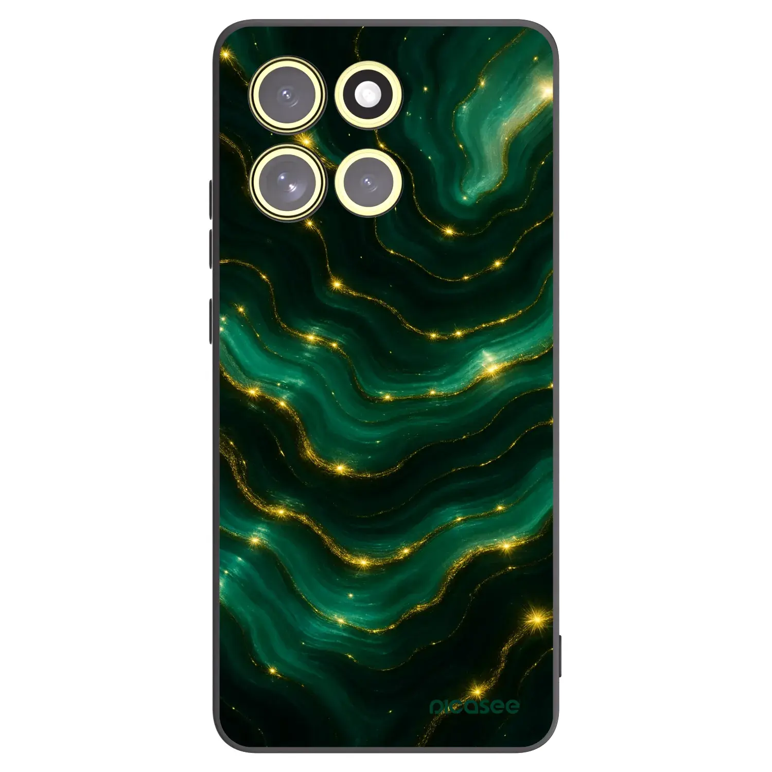 Silikonový černý obal pro Motorola Moto G86 Power 5G - Emerald