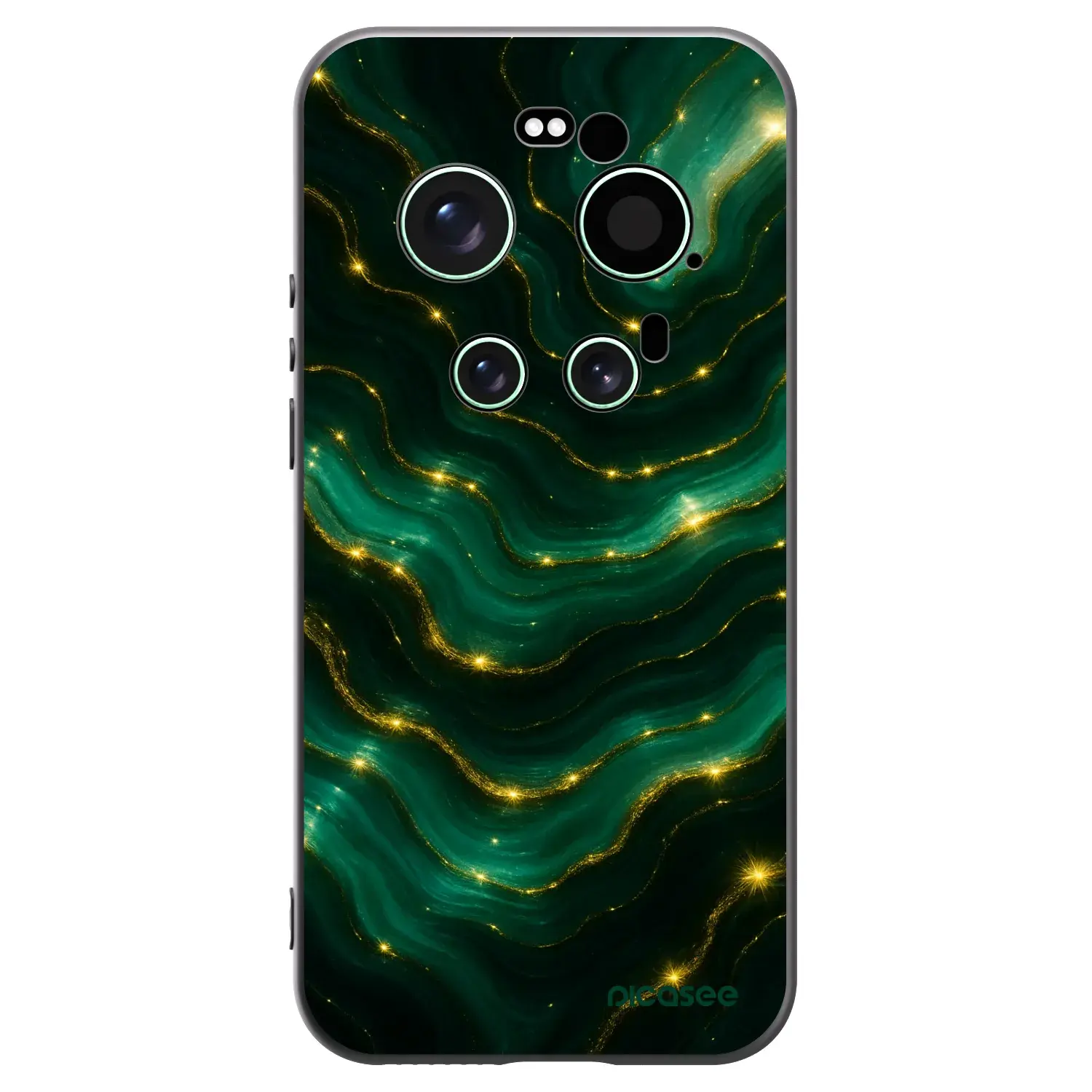 Silikonový černý obal pro Xiaomi 17 Ultra - Emerald