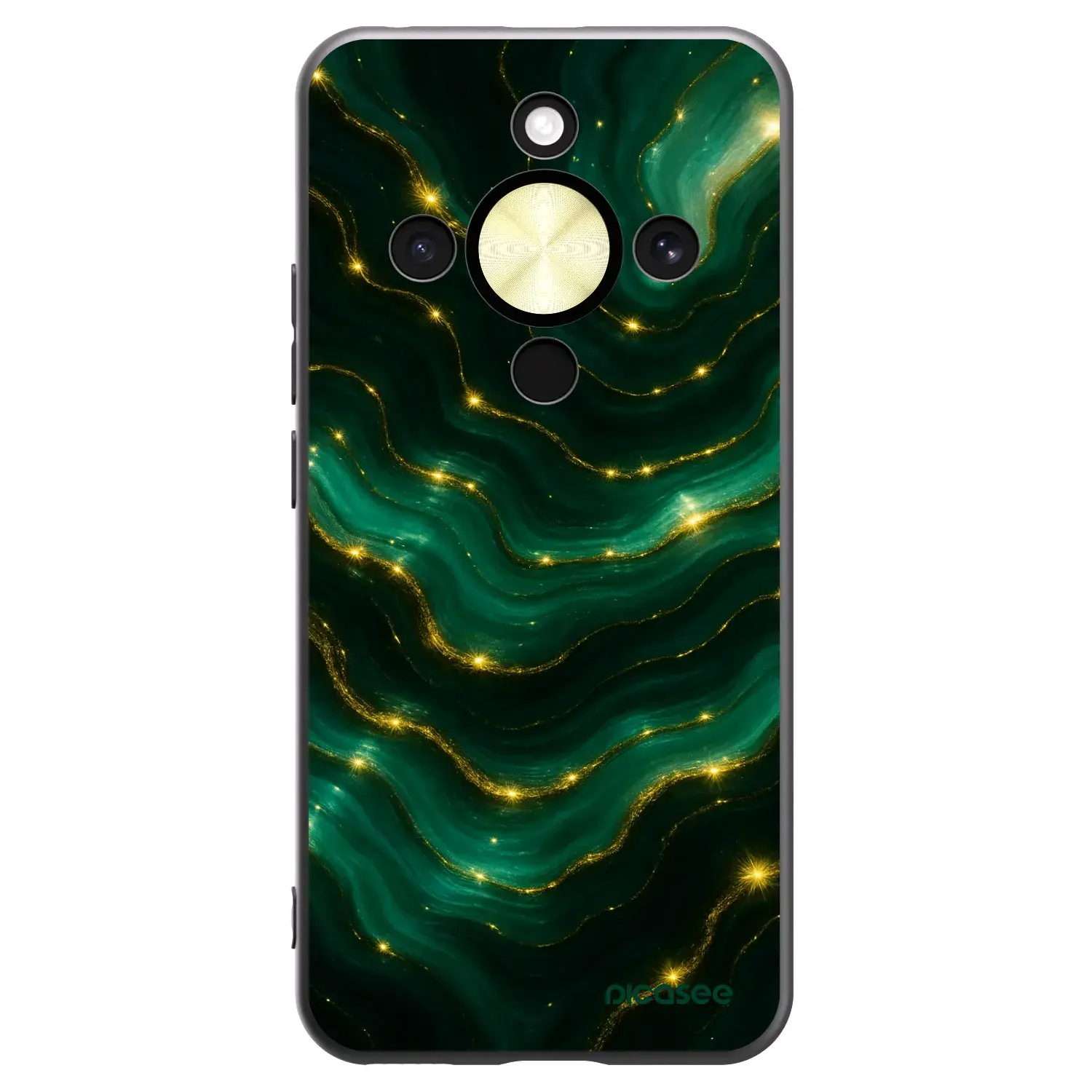Silikonový černý obal pro Honor Magic8 Lite 5G - Emerald