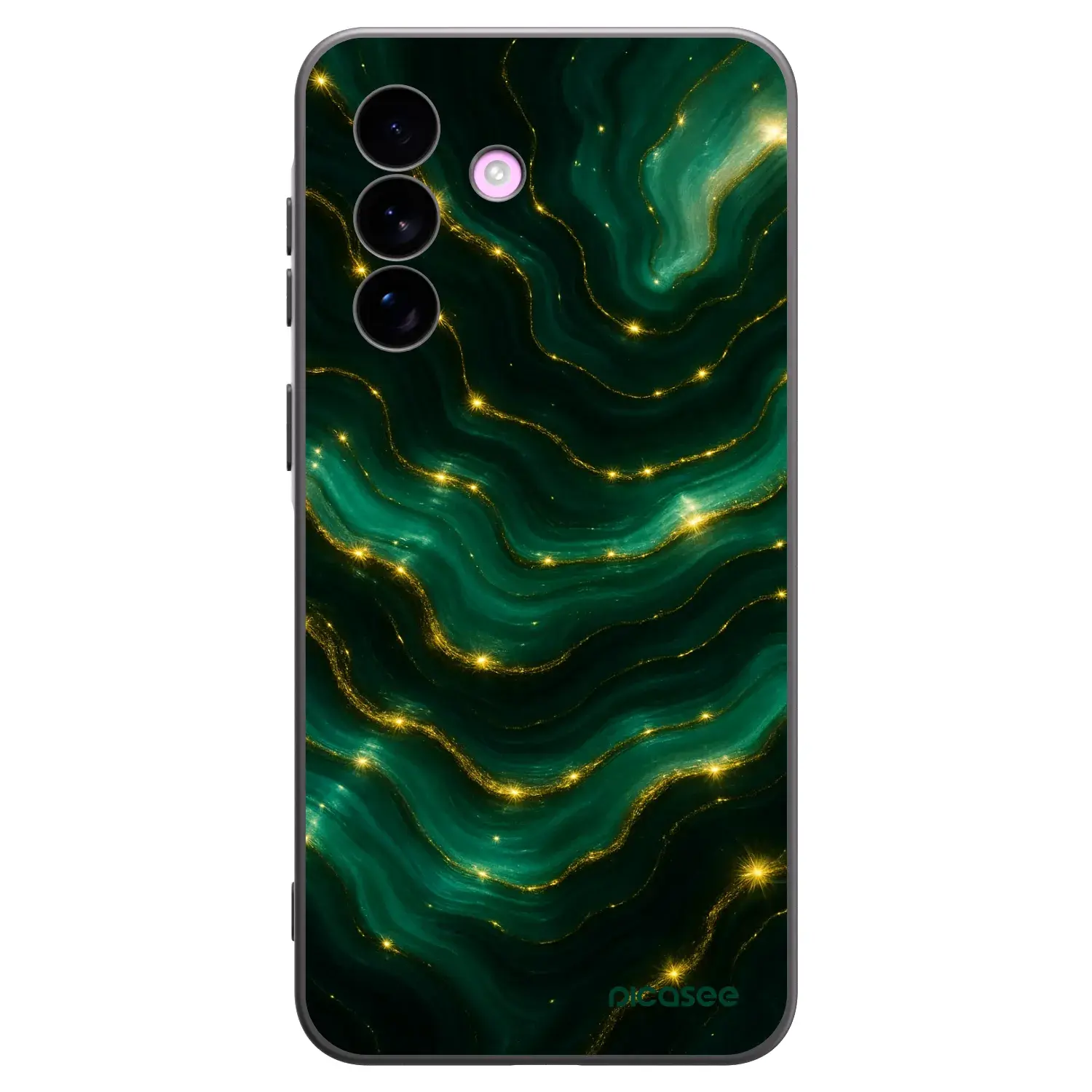 Silikonový černý obal pro Samsung Galaxy A57 5G - Emerald