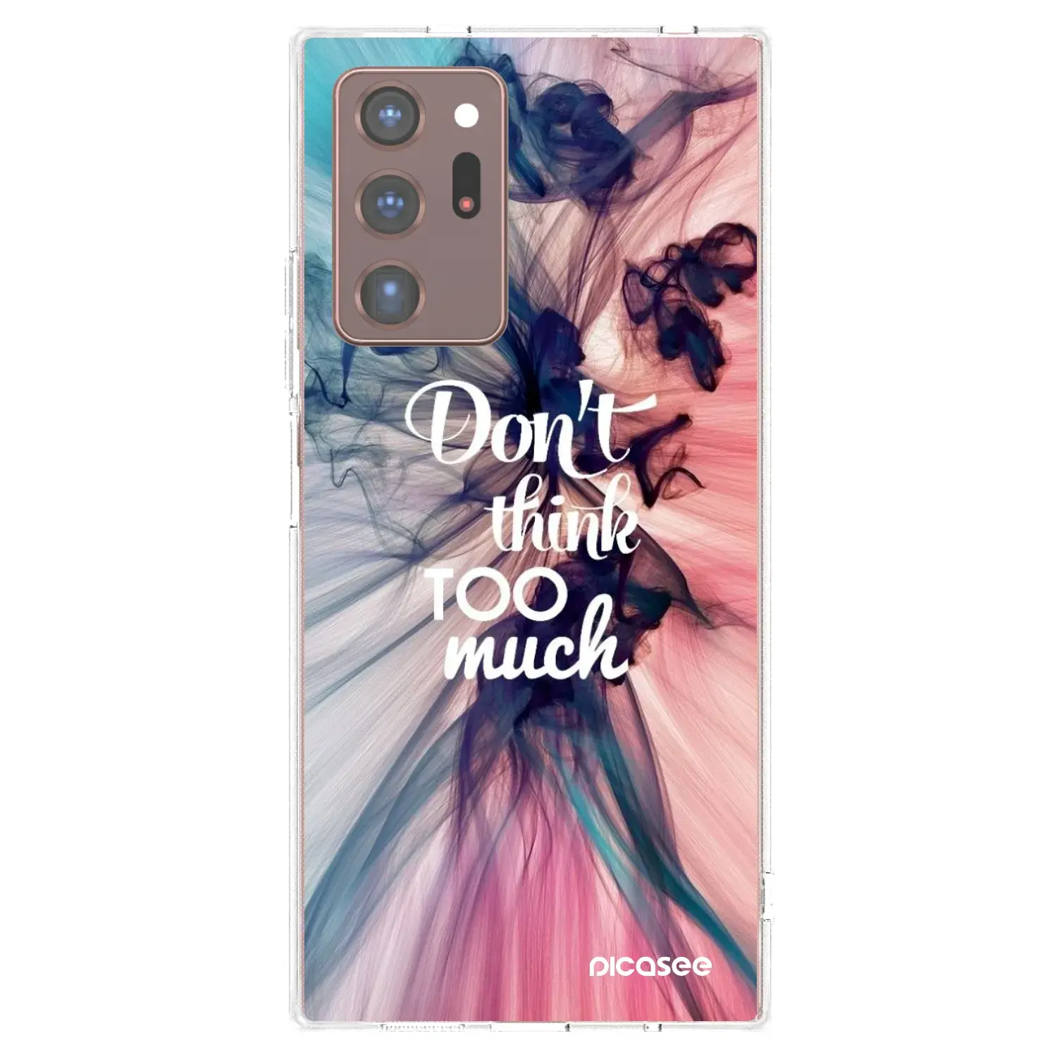 Silikonový průhledný obal pro Samsung Galaxy Note 20 Ultra - Nemysli tolik