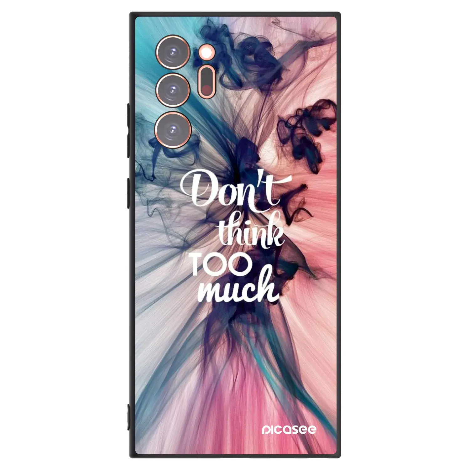 Silikonový černý obal pro Samsung Galaxy Note 20 Ultra - Nemysli tolik