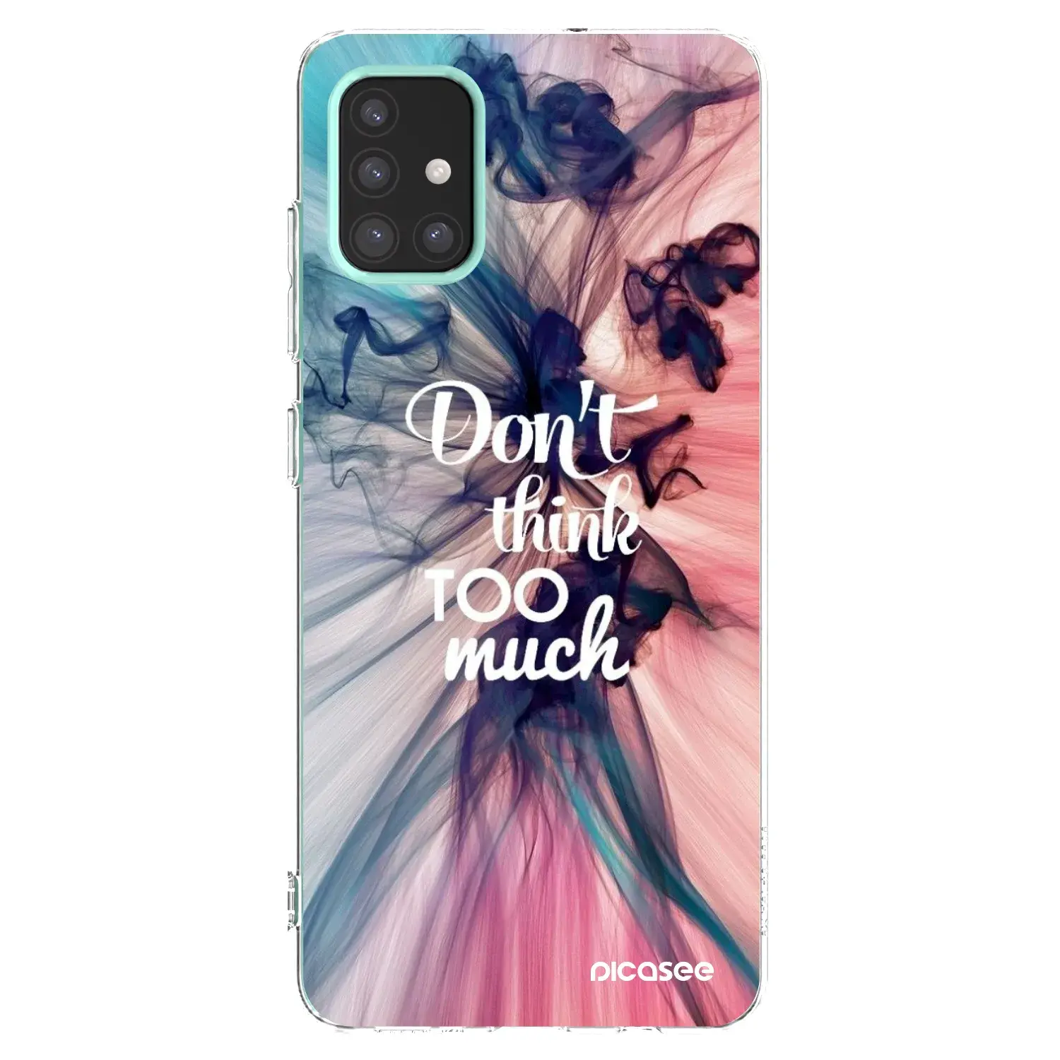 Silikonový průhledný obal pro Samsung Galaxy M31s - Nemysli tolik