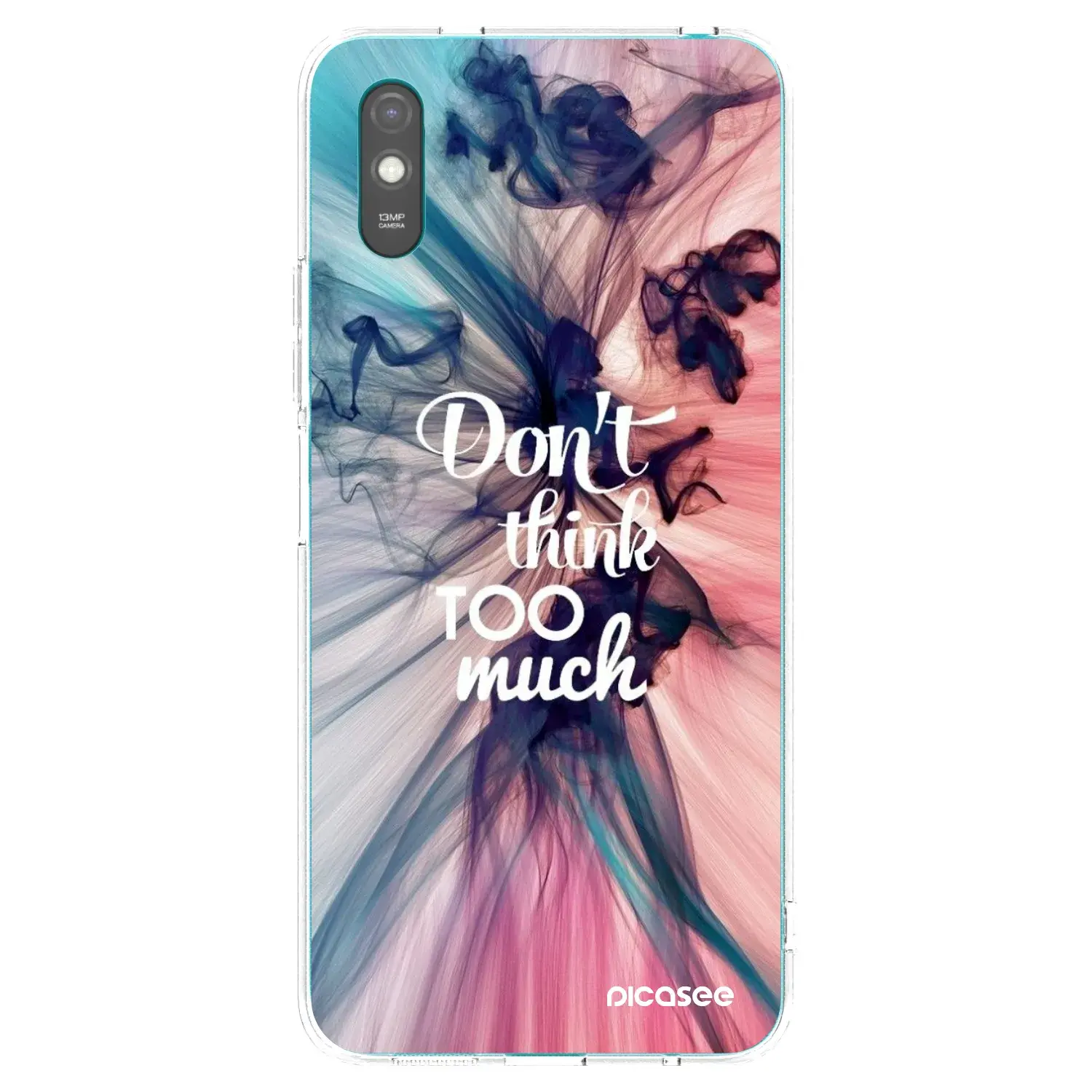 Silikonový průhledný obal pro Xiaomi Redmi 9AT - Nemysli tolik