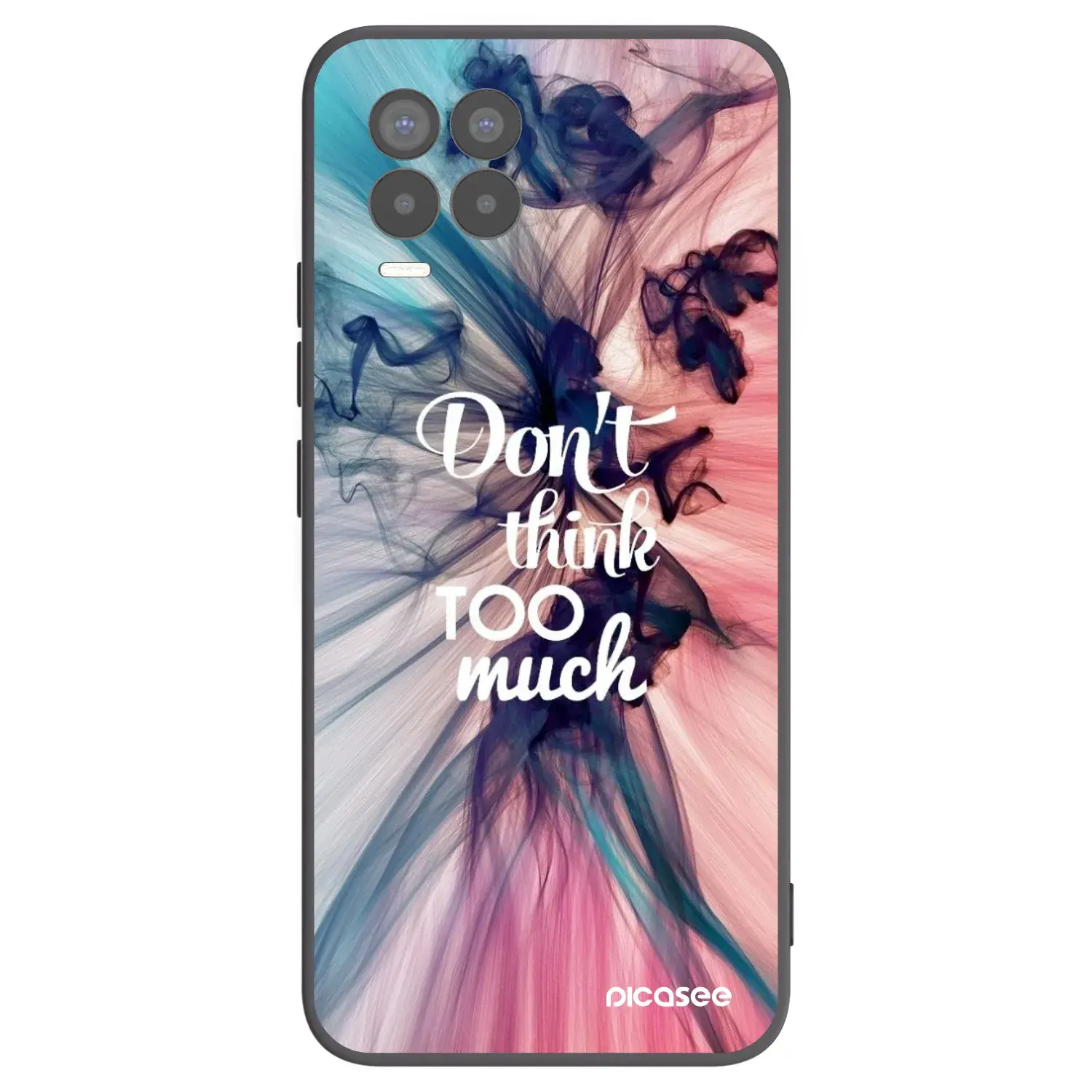 Silikonový černý obal pro Realme 8 Pro - Nemysli tolik