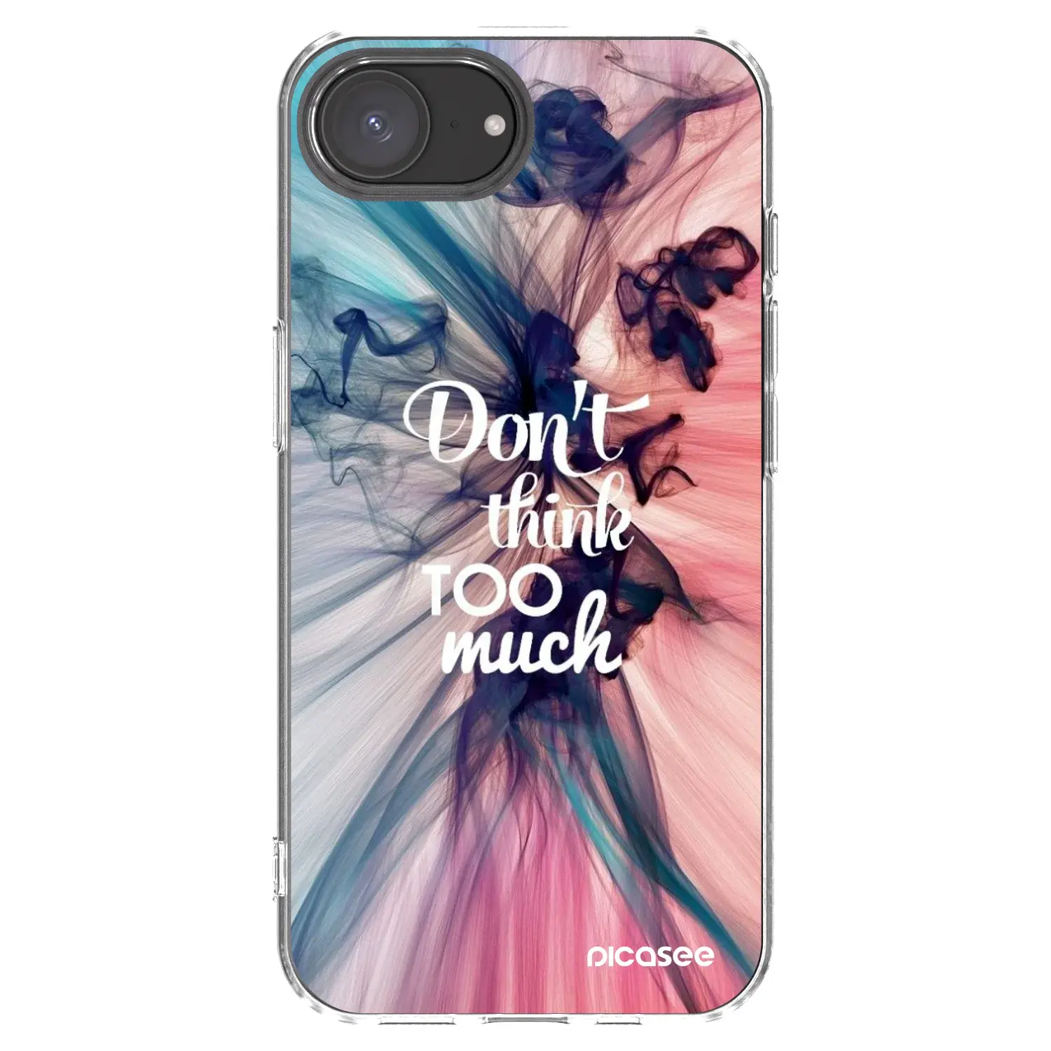 Silikonový průhledný obal pro Apple iPhone 17e - Nemysli tolik