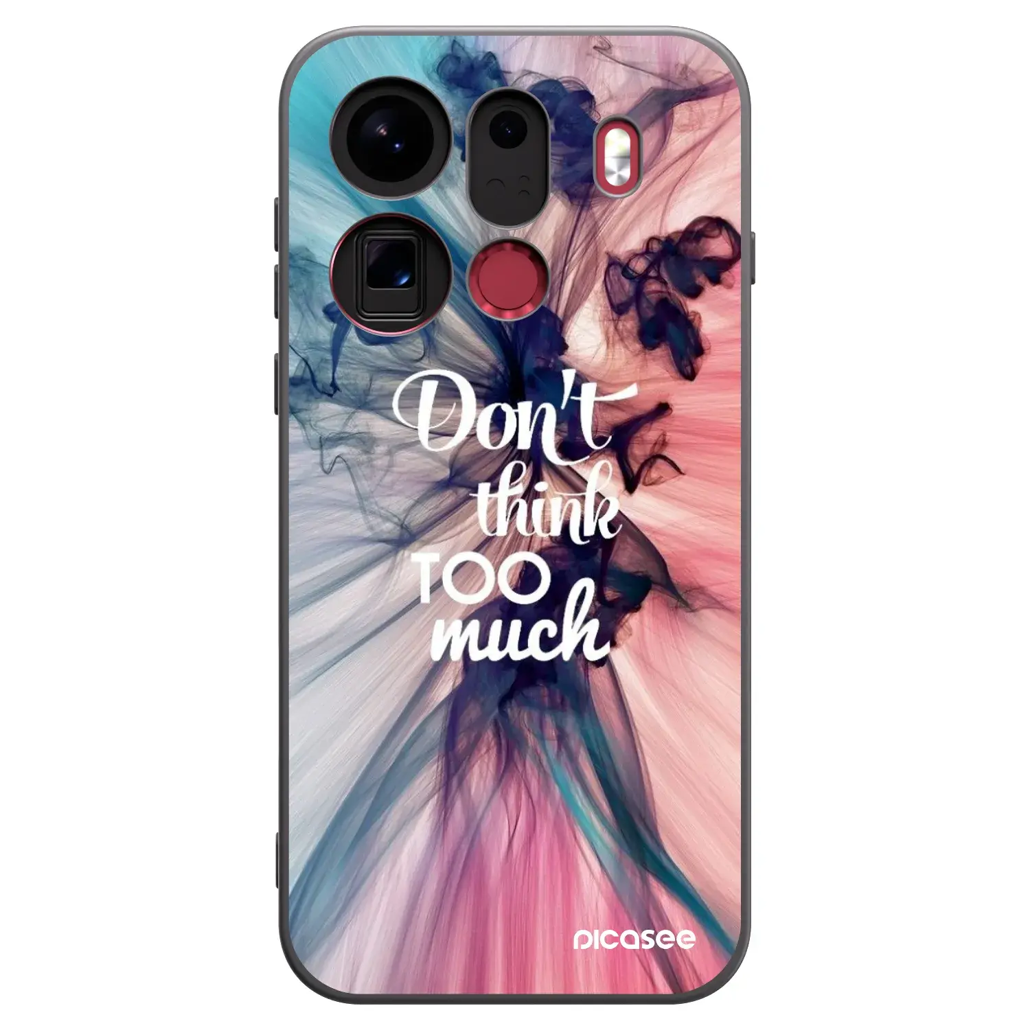 Silikonový černý obal pro OPPO Find X9 Pro - Nemysli tolik
