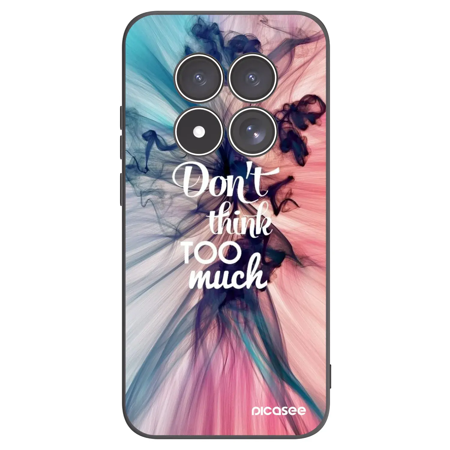Silikonový černý obal pro Xiaomi Redmi Note 15 Pro 5G - Nemysli tolik