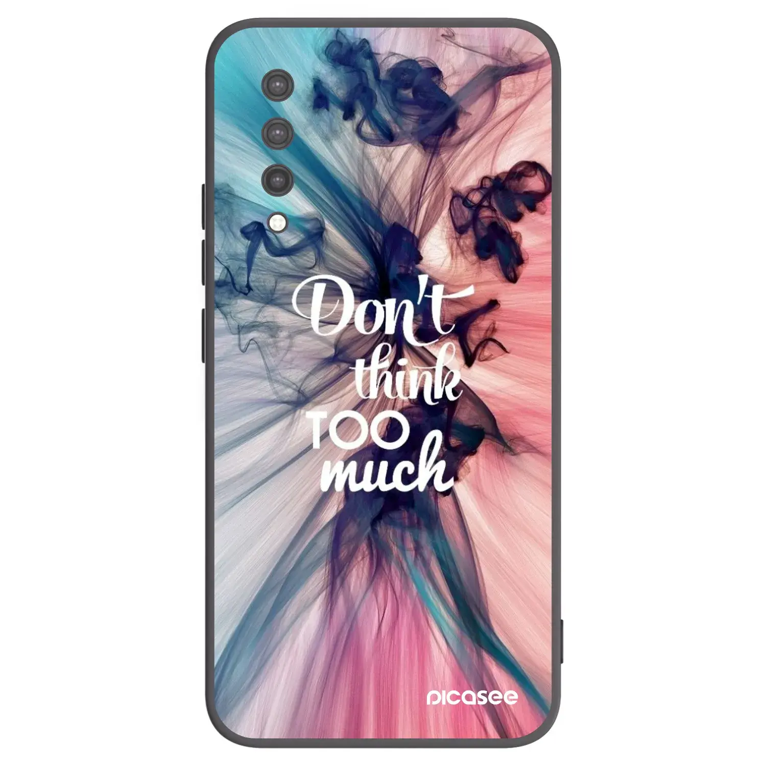 Silikonový černý obal pro Xiaomi Mi 9 Lite - Nemysli tolik