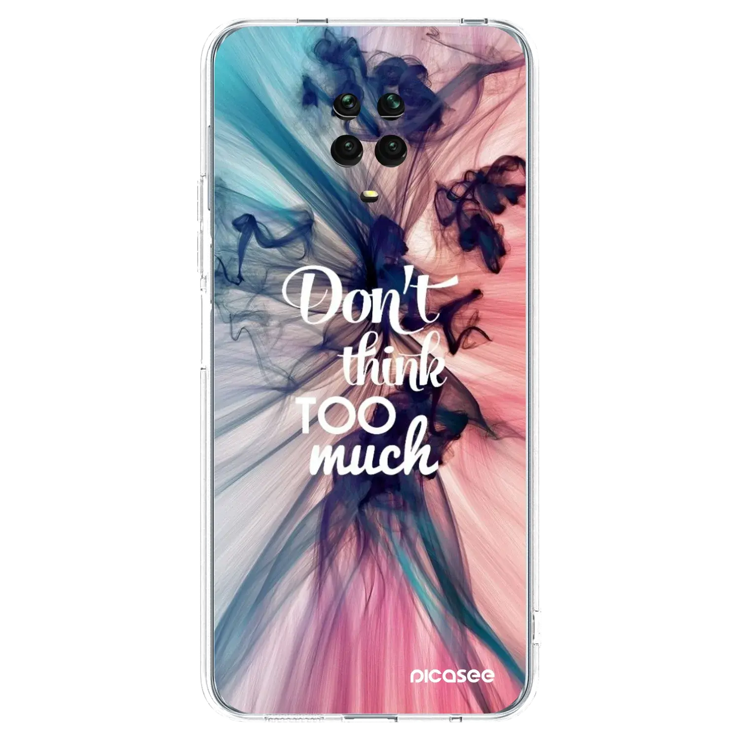 Silikonový průhledný obal pro Xiaomi Redmi Note 9S - Nemysli tolik