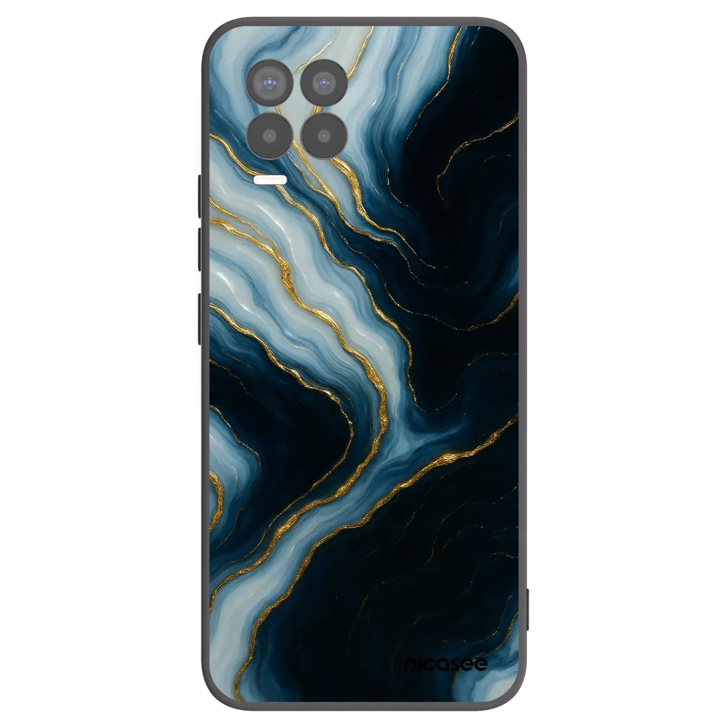 Silikonový černý obal pro Realme 8 Pro - Luna