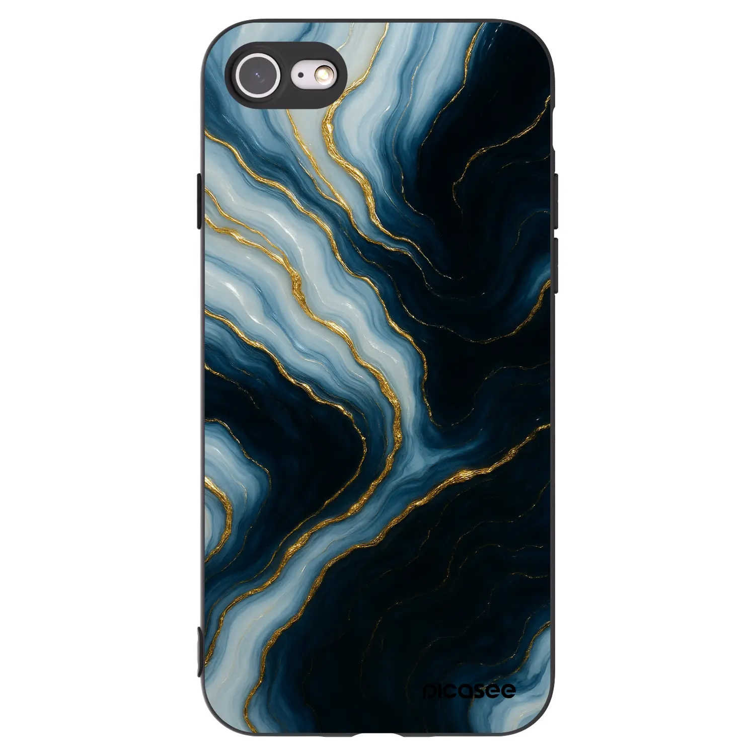 Silikonový černý obal pro Apple iPhone SE 2022 - Luna