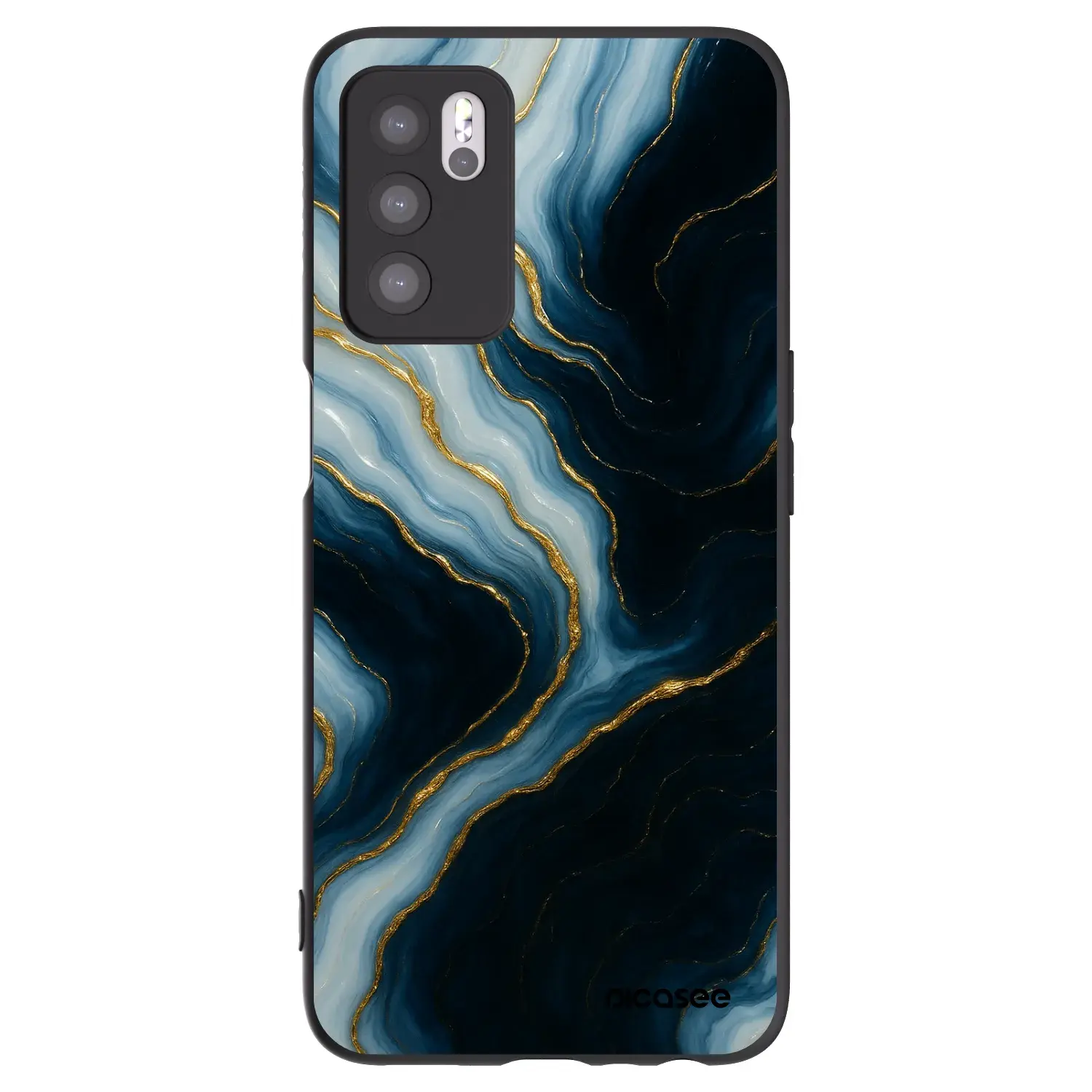 Silikonový černý obal pro OPPO A16s - Luna
