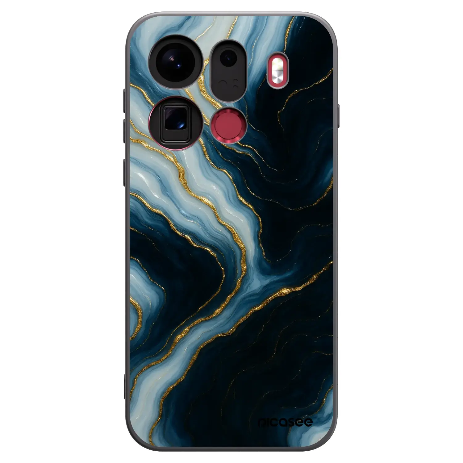 Silikonový černý obal pro OPPO Find X9 Pro - Luna