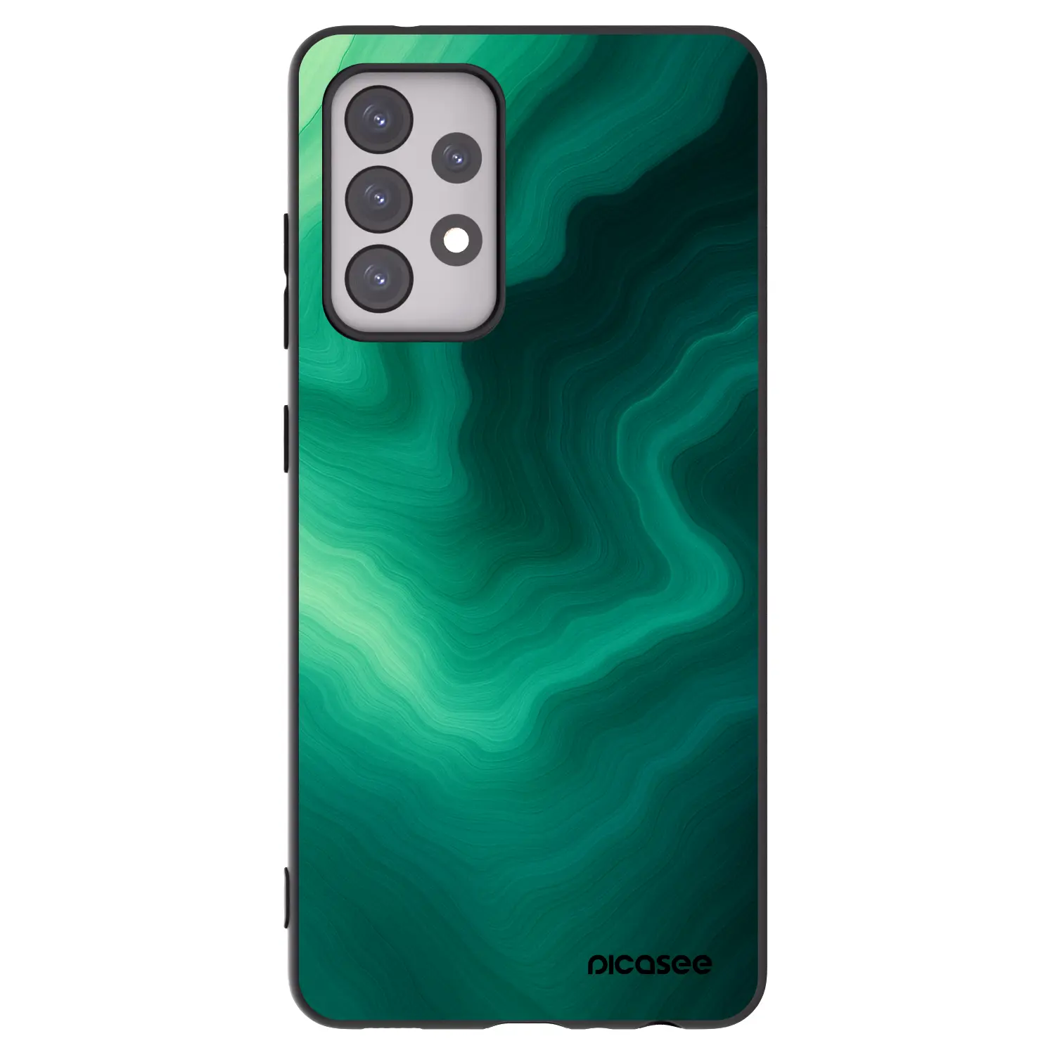 Silikonový černý obal pro Samsung Galaxy A52s 5G A528B - Malachite