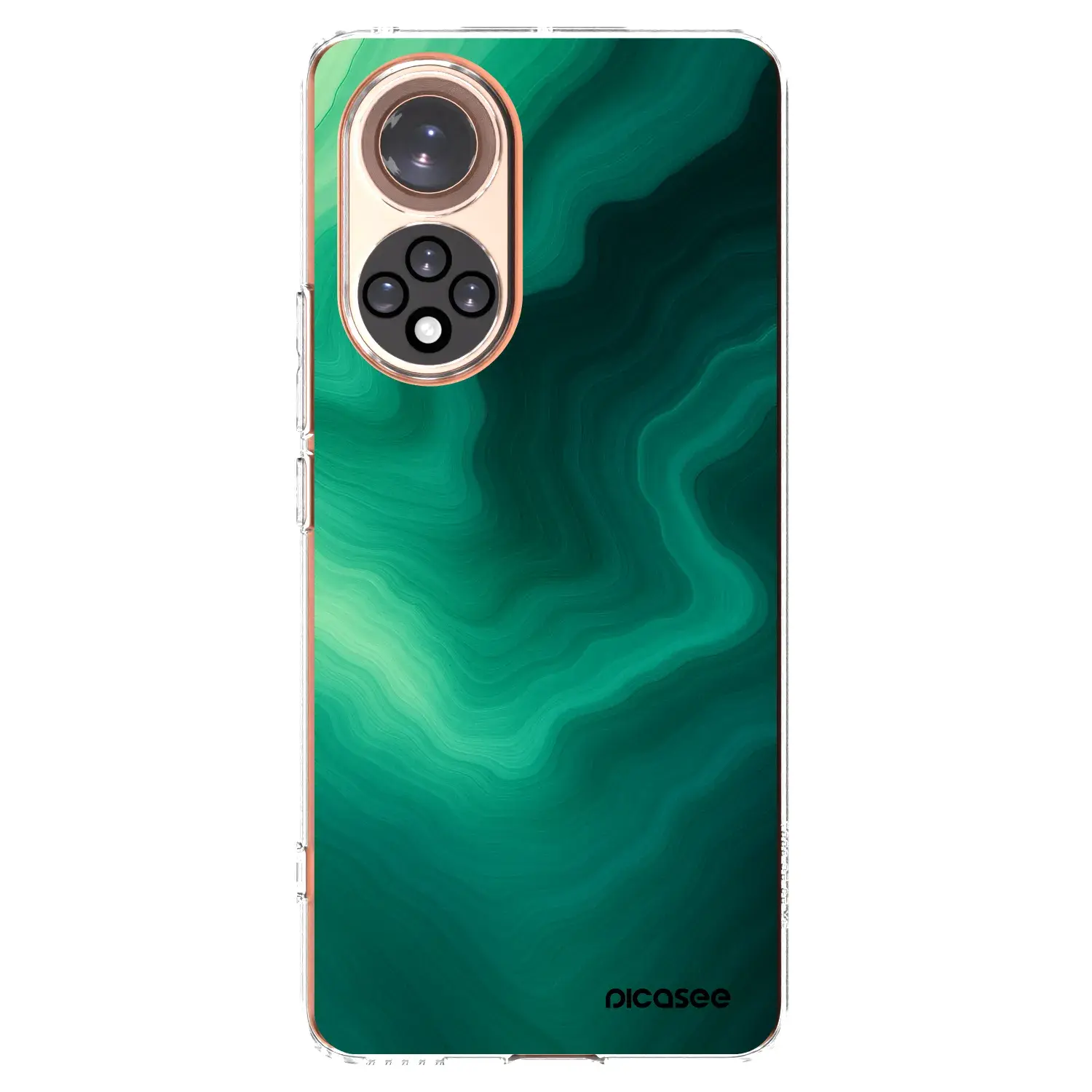Silikonový průhledný obal pro Huawei Nova 9 - Malachite