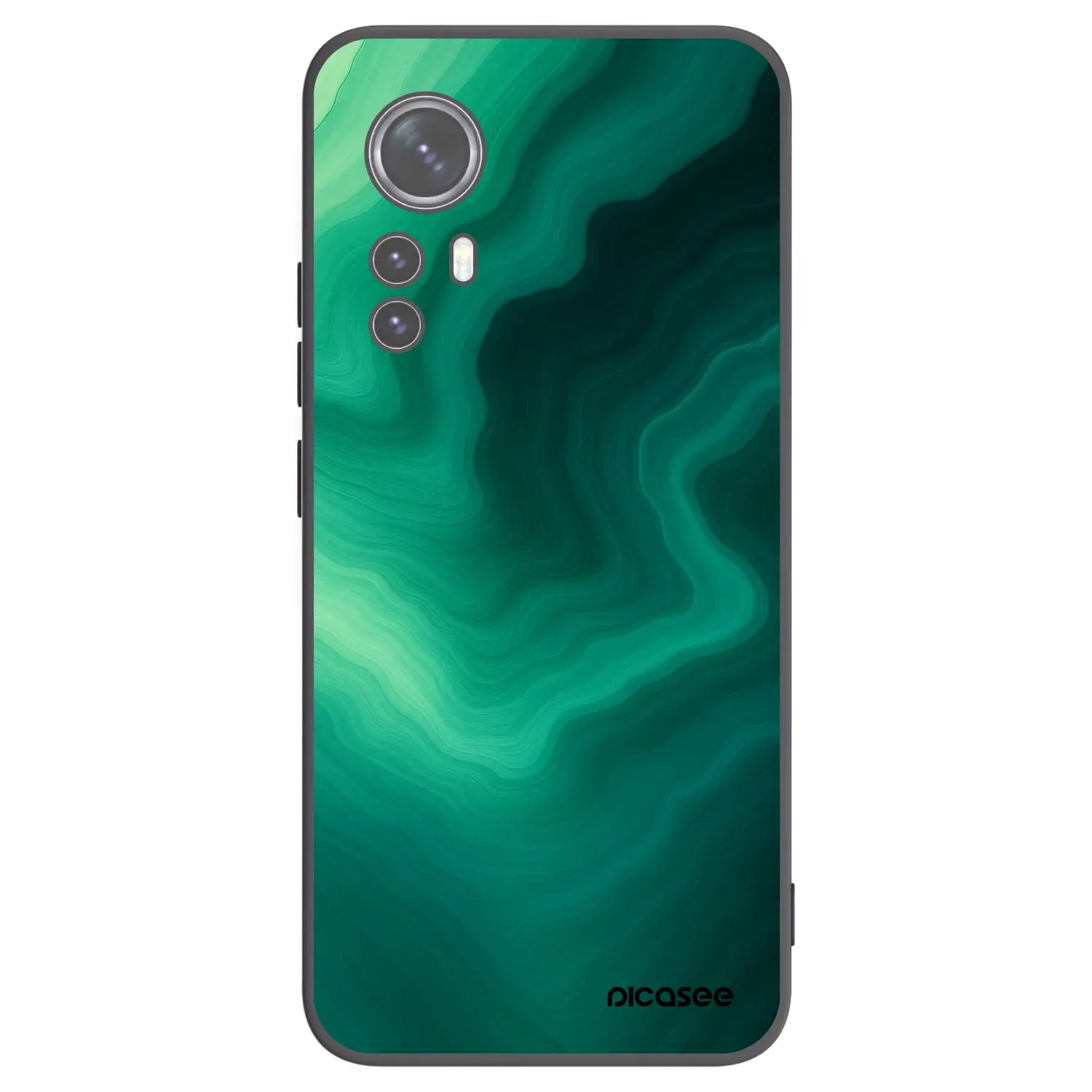 Silikonový černý obal pro Xiaomi 12X - Malachite