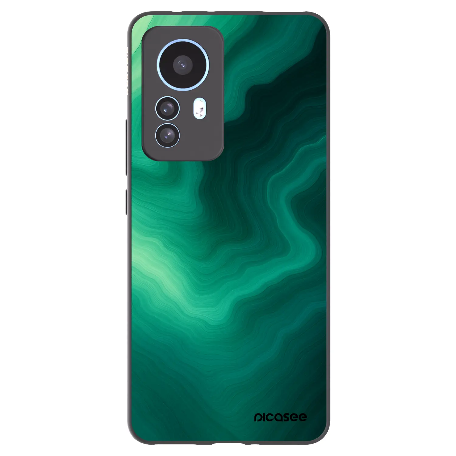 Silikonový černý obal pro Xiaomi 12T Pro - Malachite