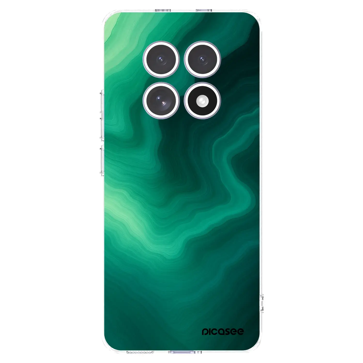 Silikonový průhledný obal pro Xiaomi Redmi Note 15 4G - Malachite