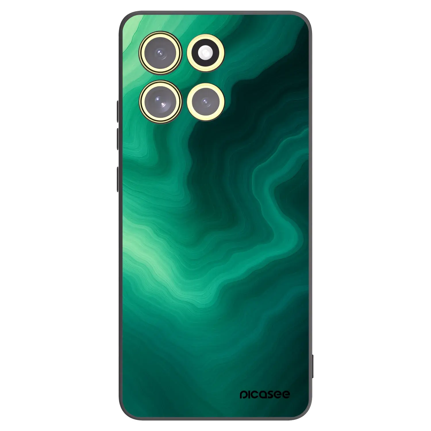 Silikonový černý obal pro Motorola Moto G86 Power 5G - Malachite