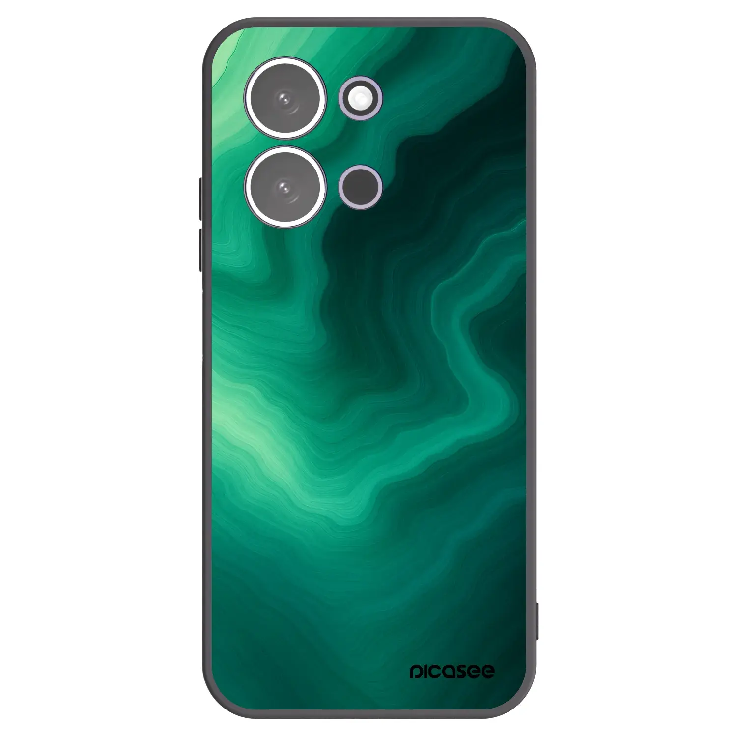 Silikonový černý obal pro Xiaomi Redmi 15C 5G - Malachite