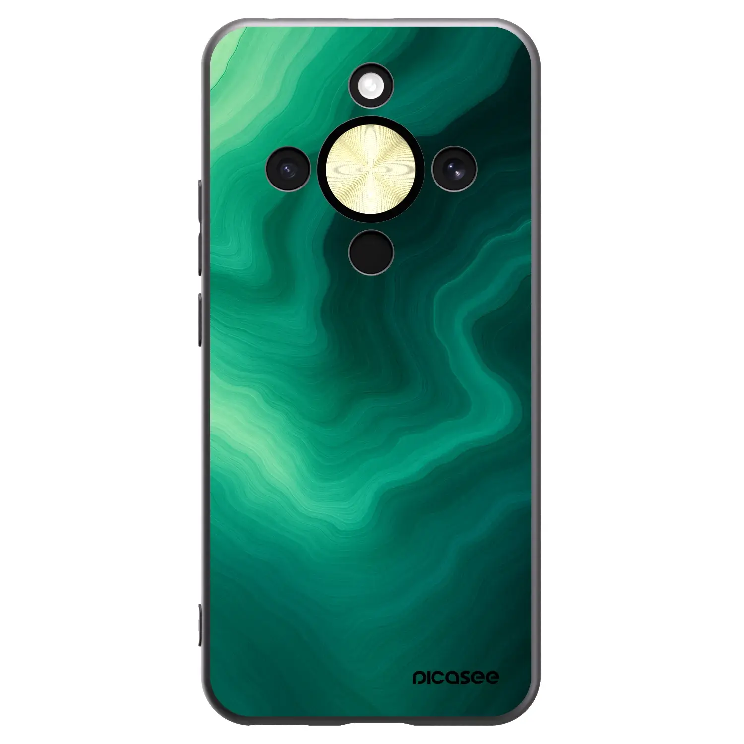 Silikonový černý obal pro Honor Magic8 Lite 5G - Malachite