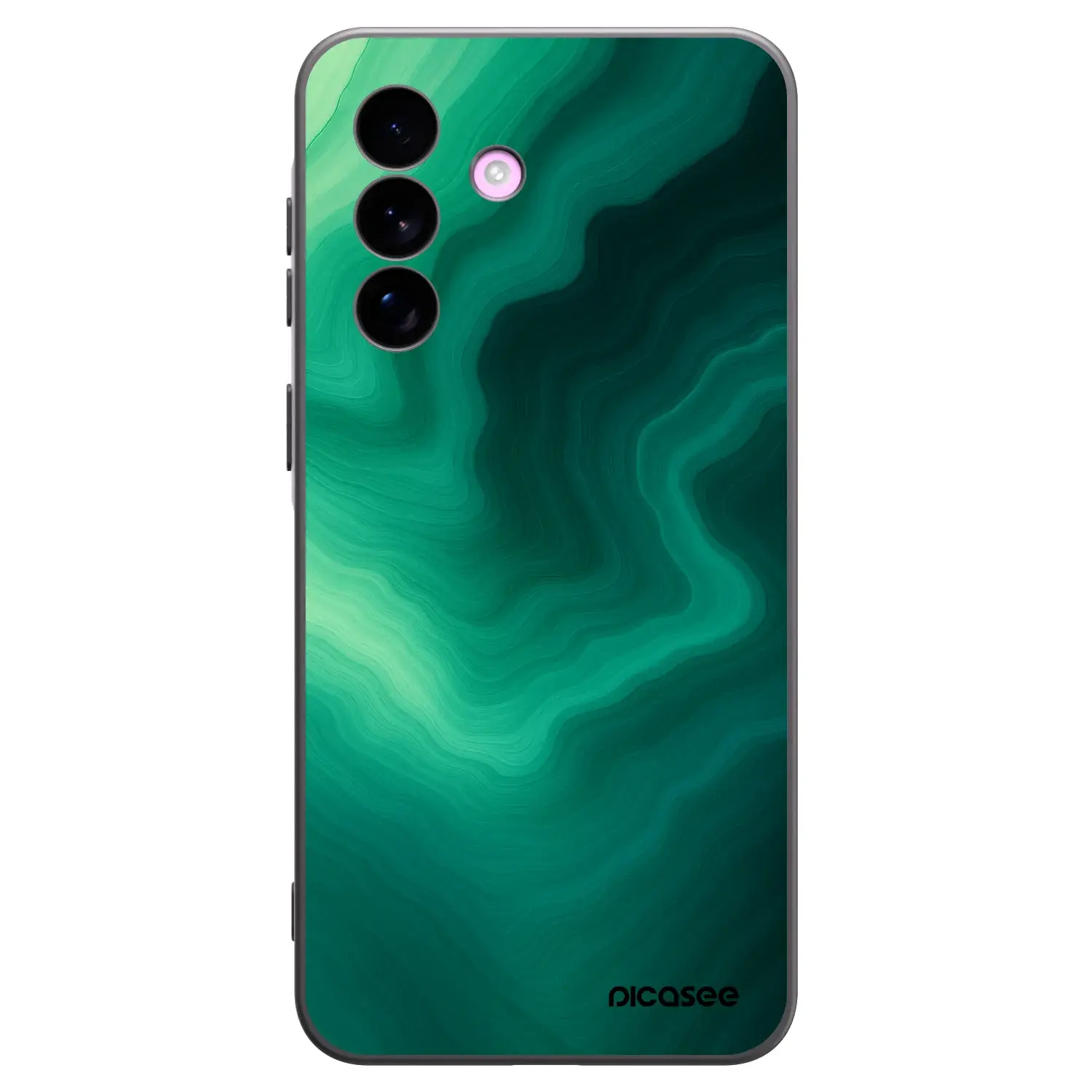 Silikonový černý obal pro Samsung Galaxy A57 5G - Malachite