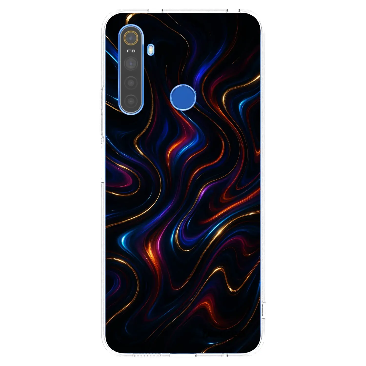 Silikonový průhledný obal pro Realme 5 - Noir