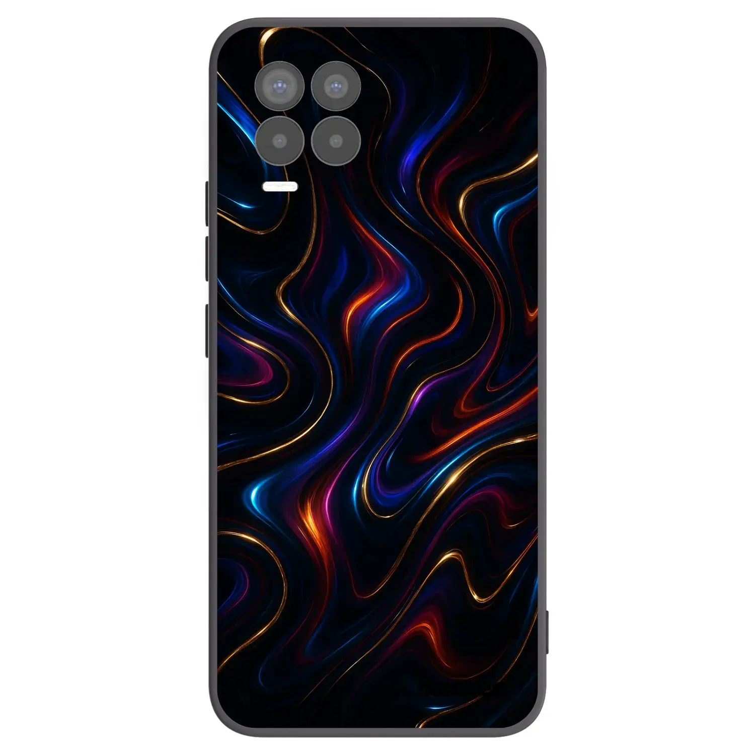 Silikonový černý obal pro Realme 8 Pro - Noir
