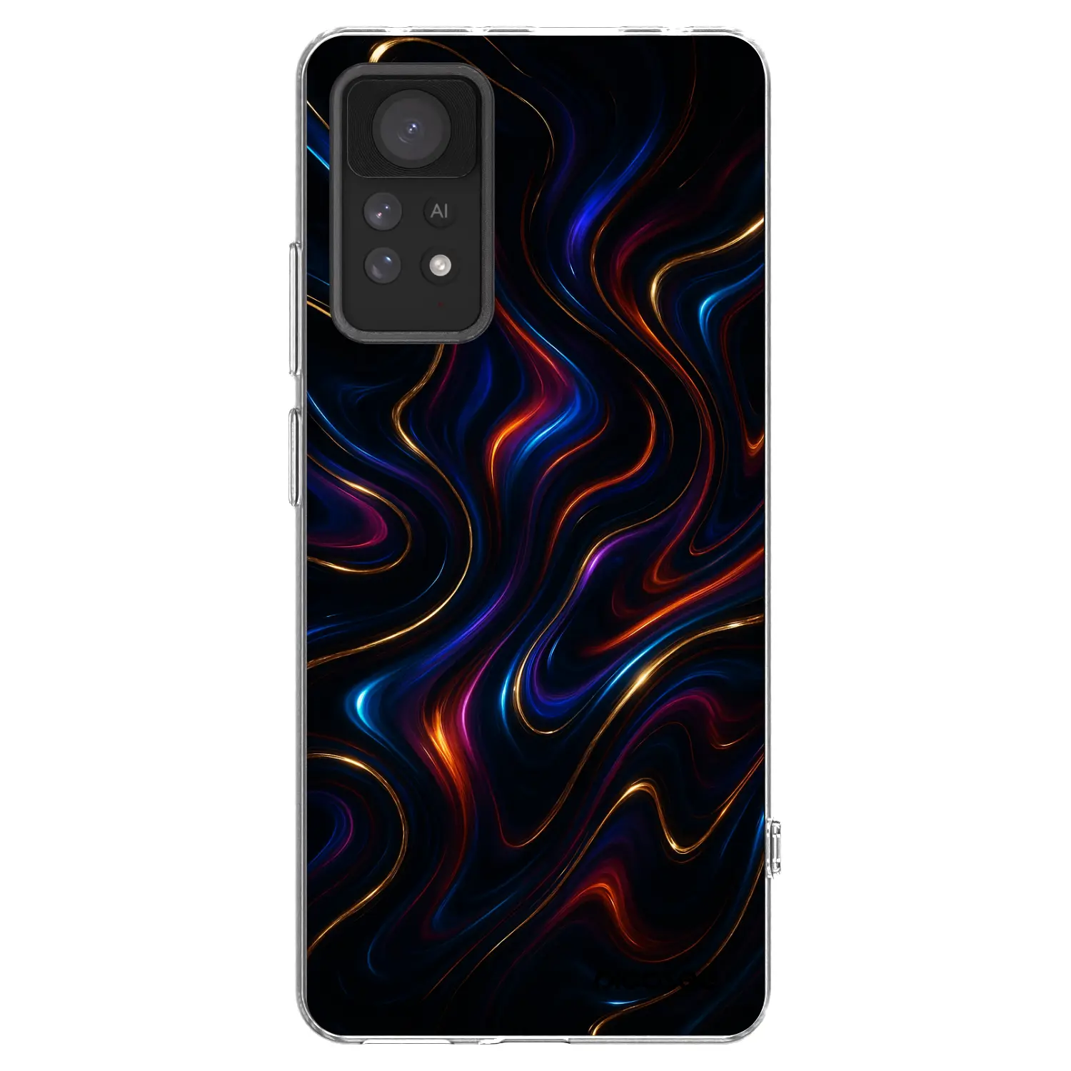 Silikonový průhledný obal pro Xiaomi Redmi Note 11 Pro 5G - Noir