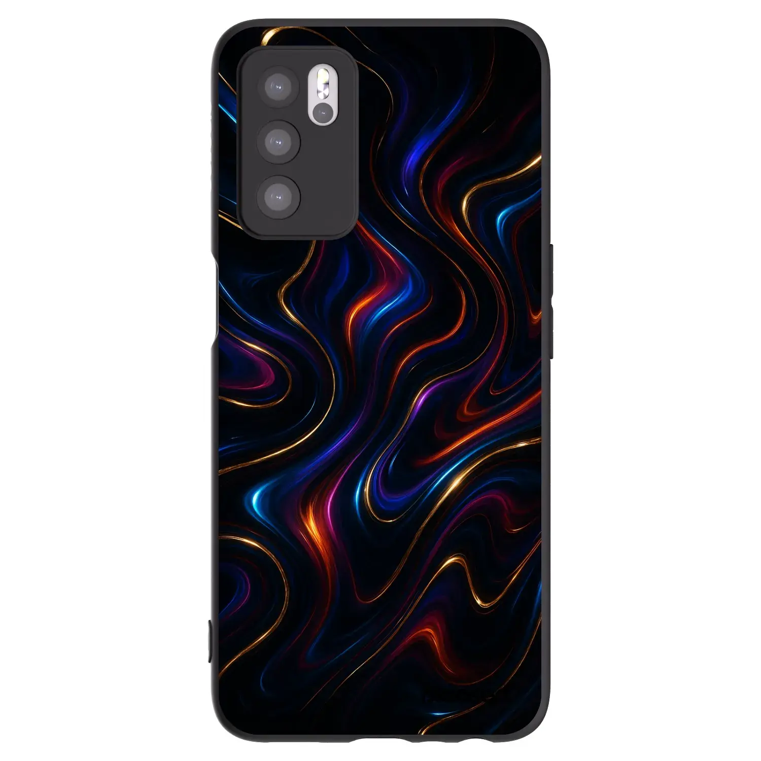 Silikonový černý obal pro OPPO A16s - Noir
