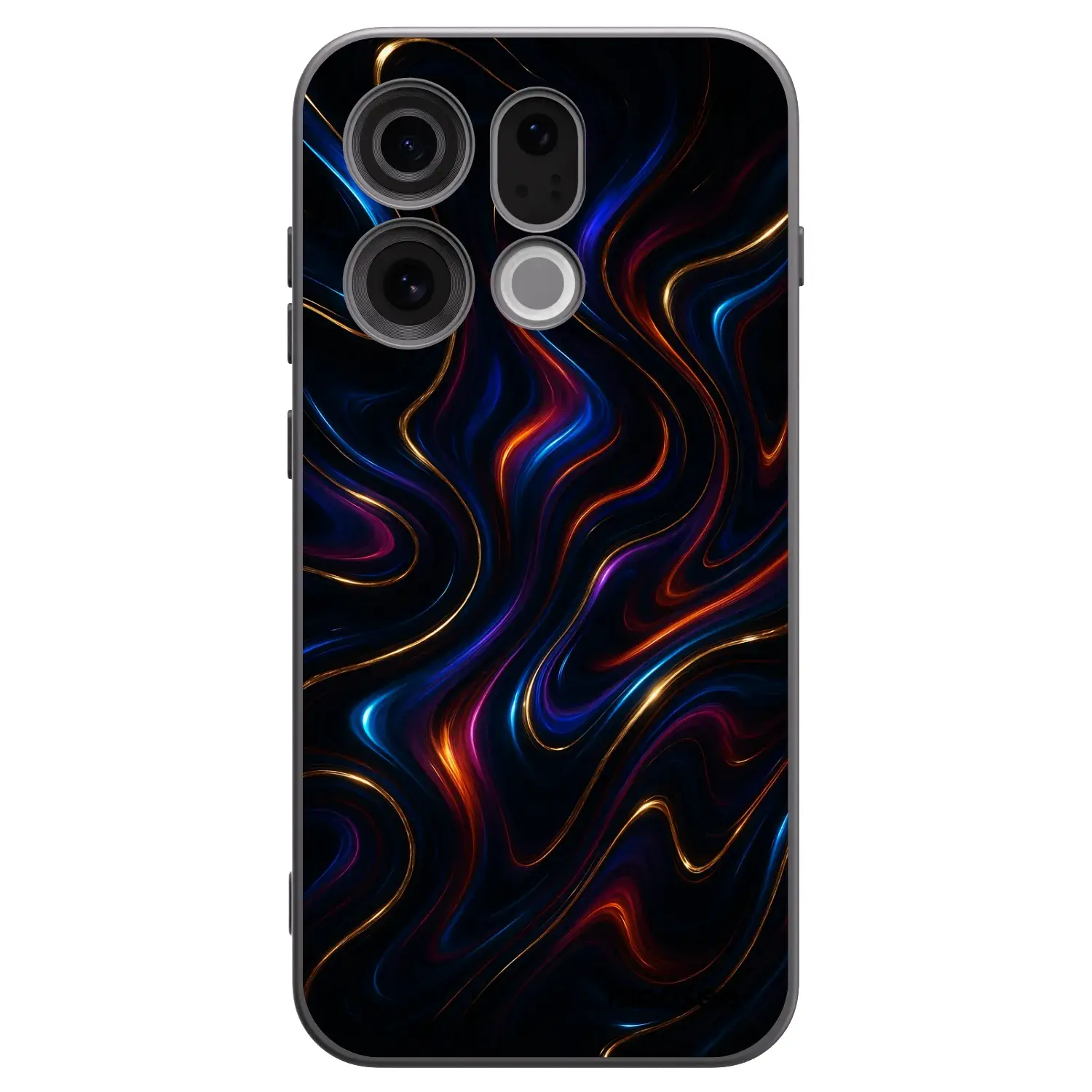 Silikonový černý obal pro OPPO Find X9 - Noir