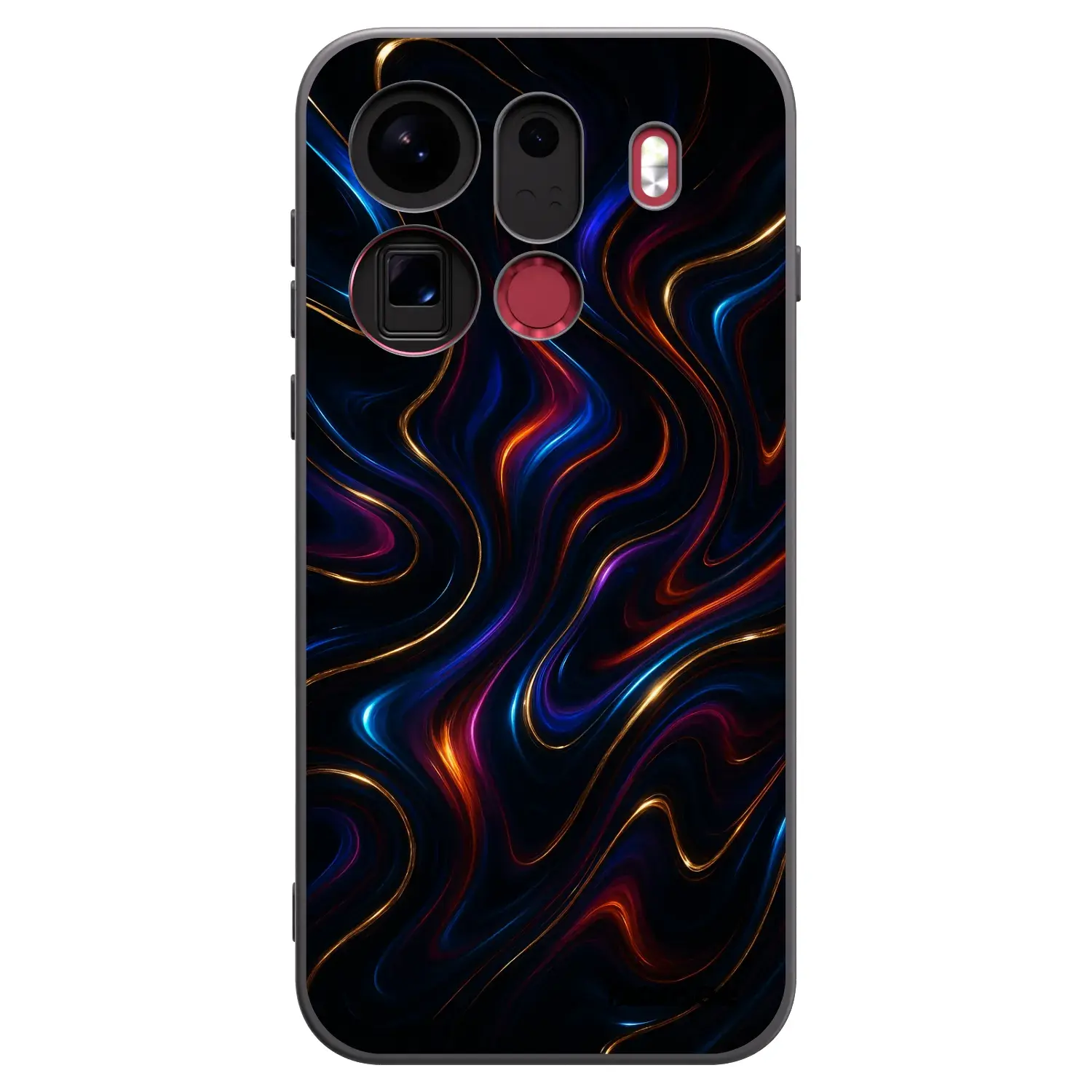 Silikonový černý obal pro OPPO Find X9 Pro - Noir