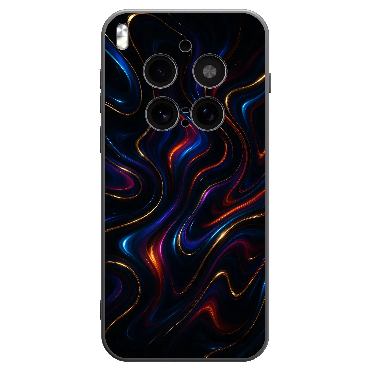 Silikonový černý obal pro Vivo X300 Pro - Noir