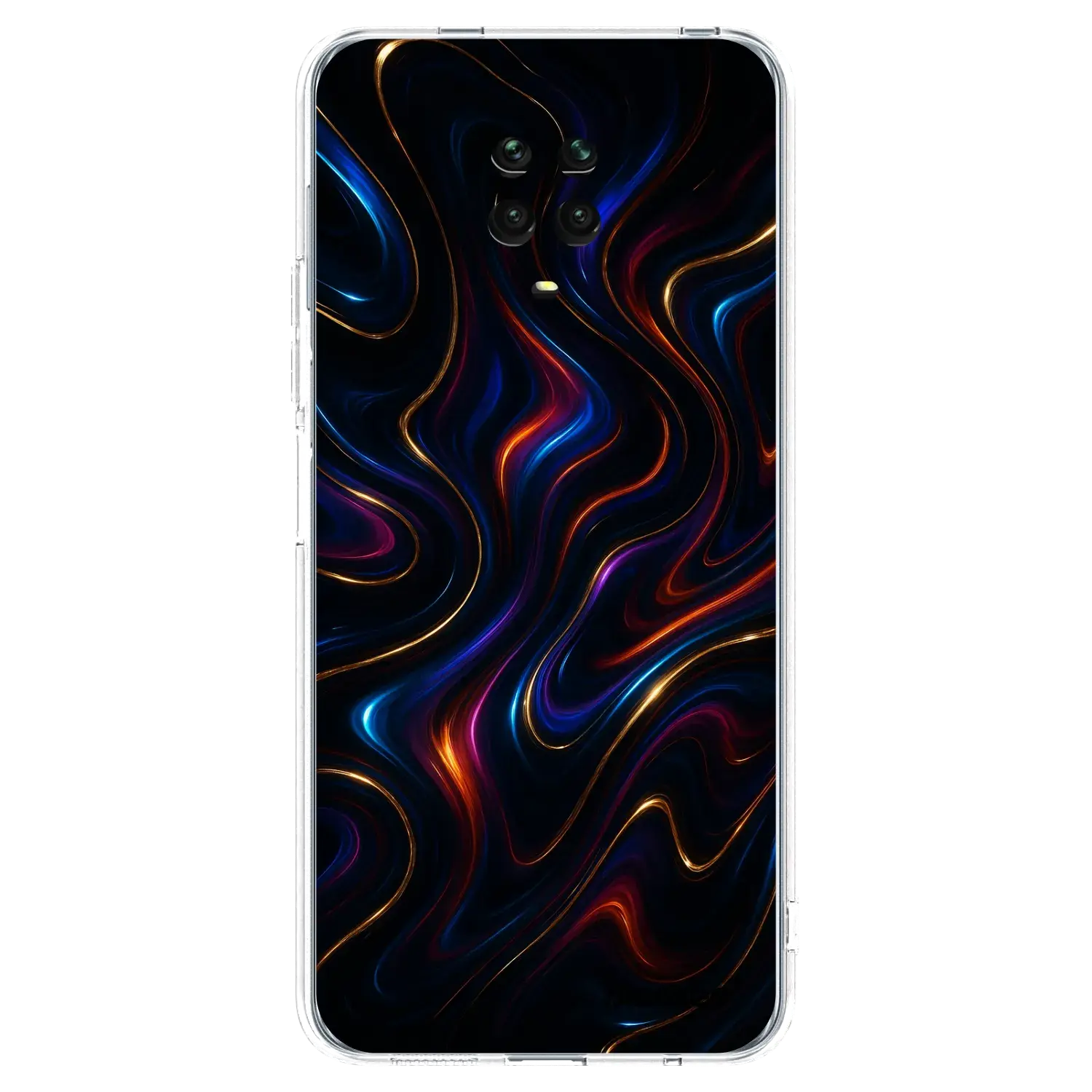 Silikonový průhledný obal pro Xiaomi Redmi Note 9S - Noir