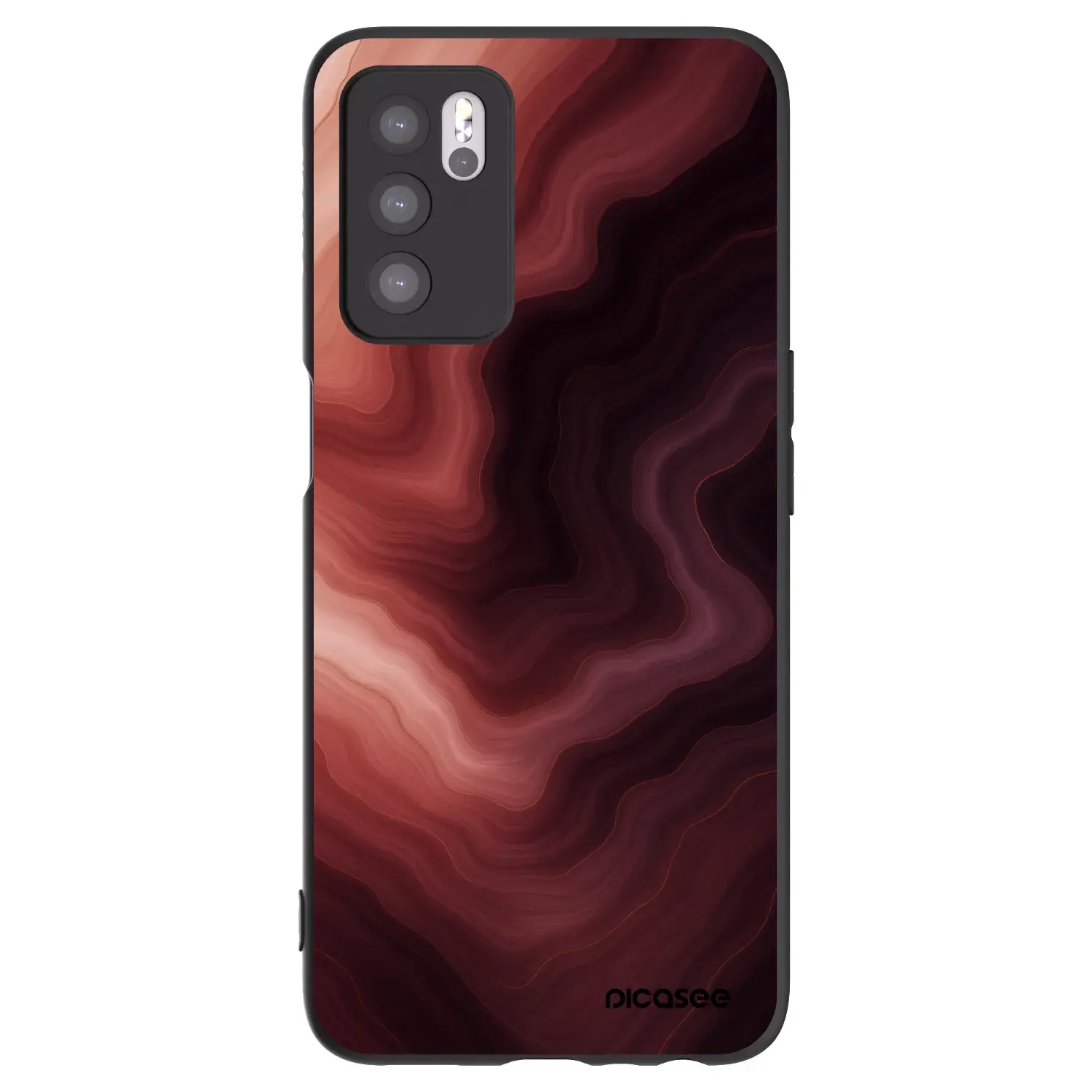 Silikonový černý obal pro OPPO A16s - Rouge