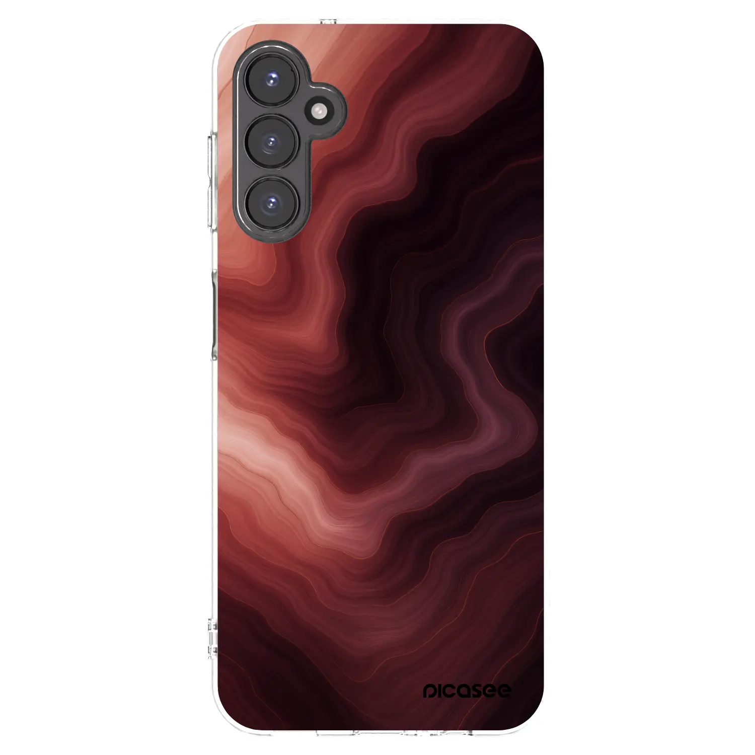 Silikonový průhledný obal pro Samsung Galaxy A14 5G A146P - Rouge