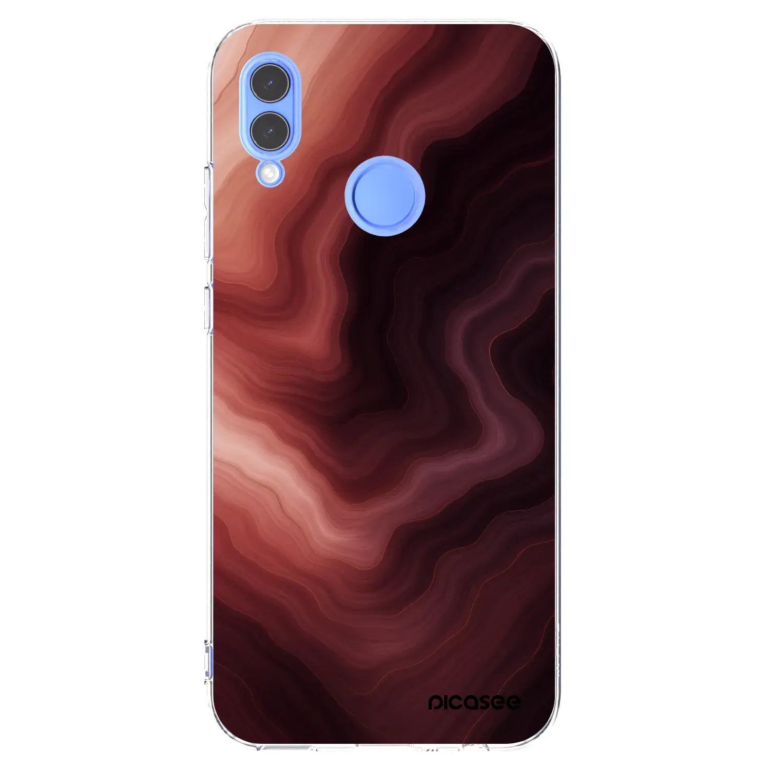 Silikonový průhledný obal pro Honor 10 Lite - Rouge