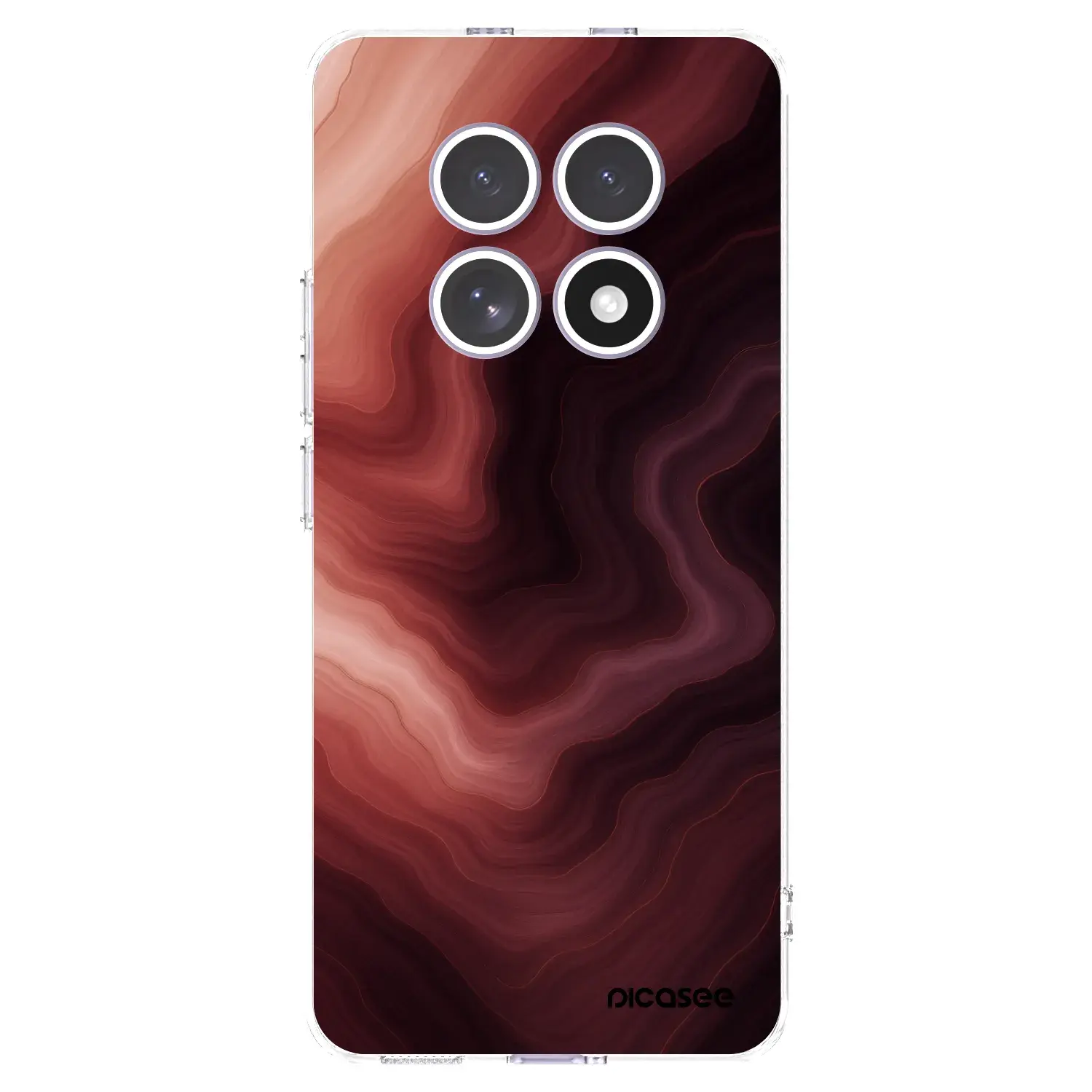 Silikonový průhledný obal pro Xiaomi Redmi Note 15 4G - Rouge