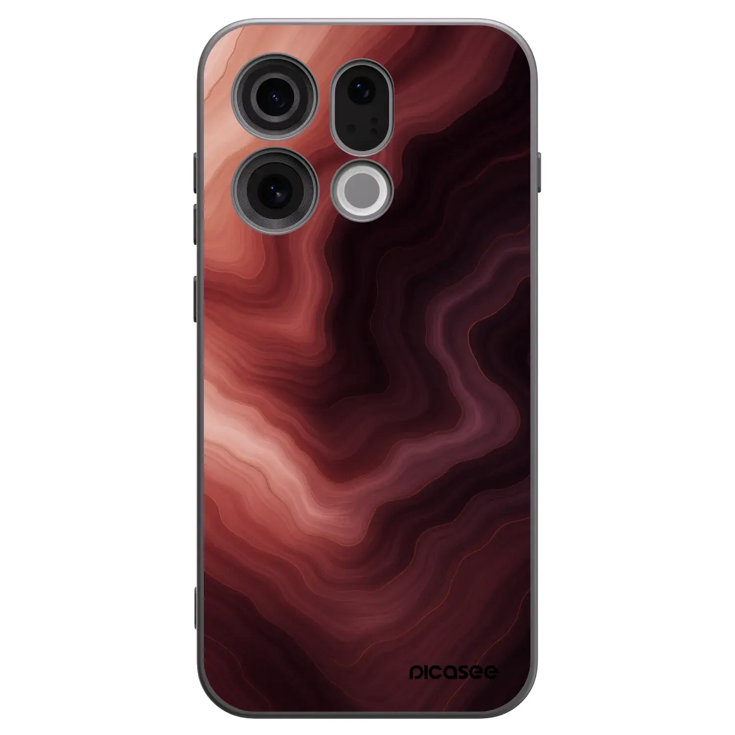 Silikonový černý obal pro OPPO Find X9 - Rouge