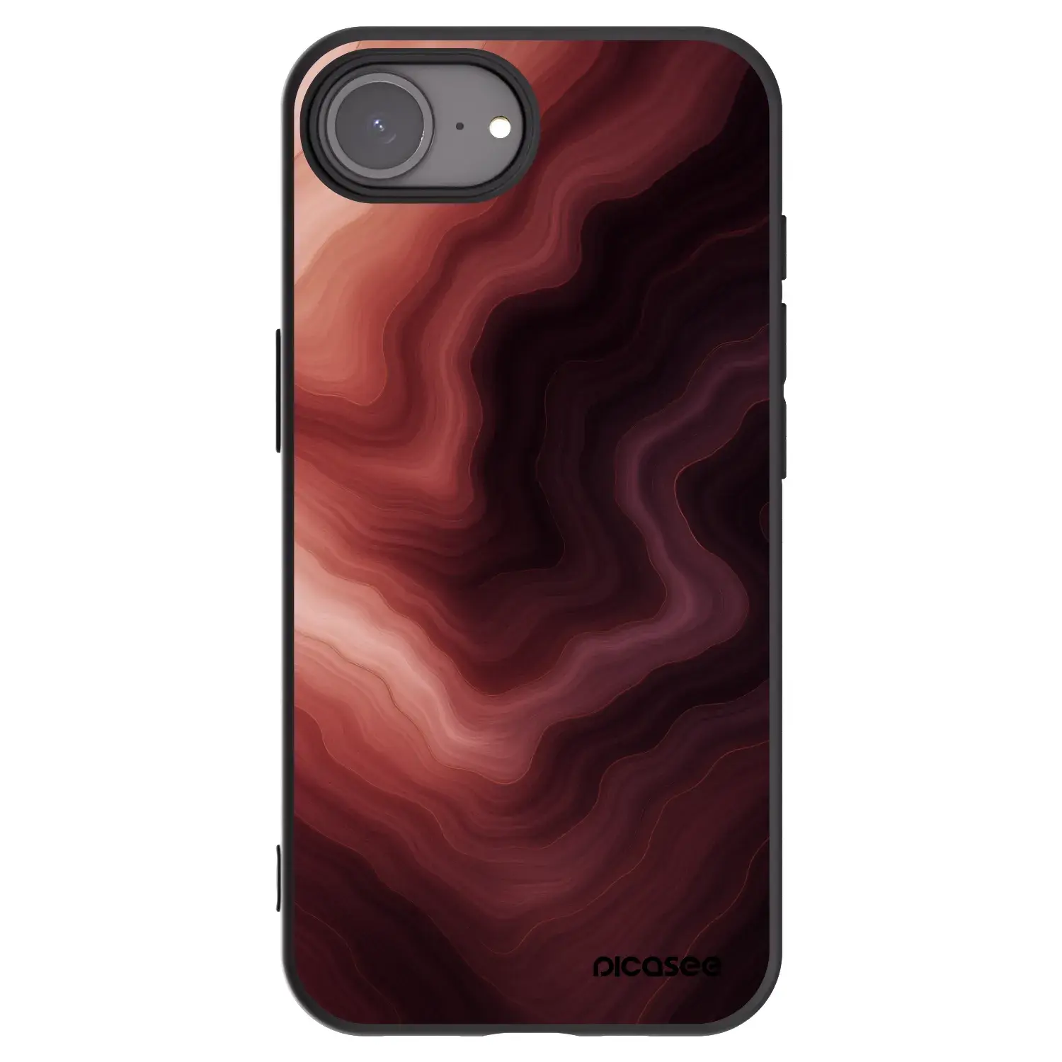 Silikonový černý obal pro Apple iPhone 17e - Rouge