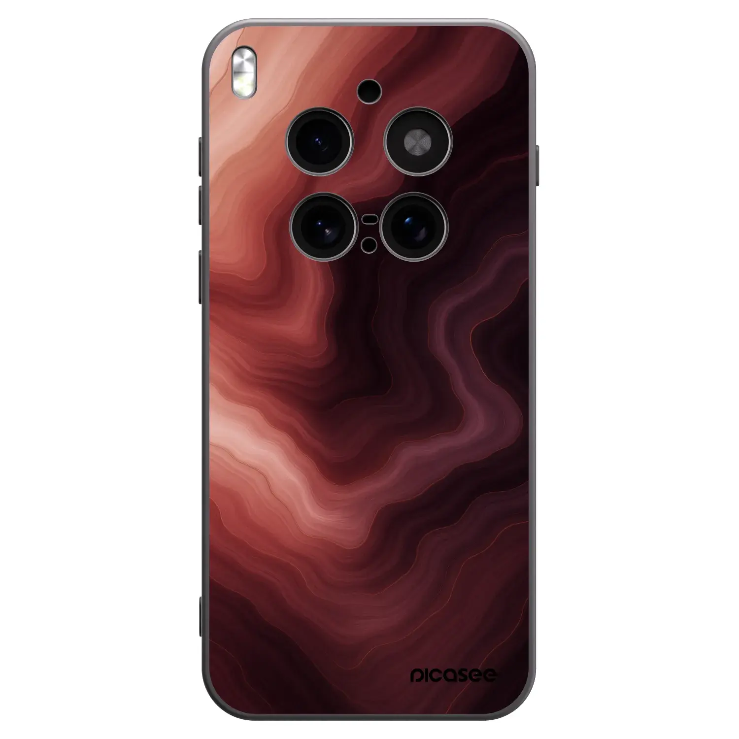 Silikonový černý obal pro Vivo X300 Pro - Rouge