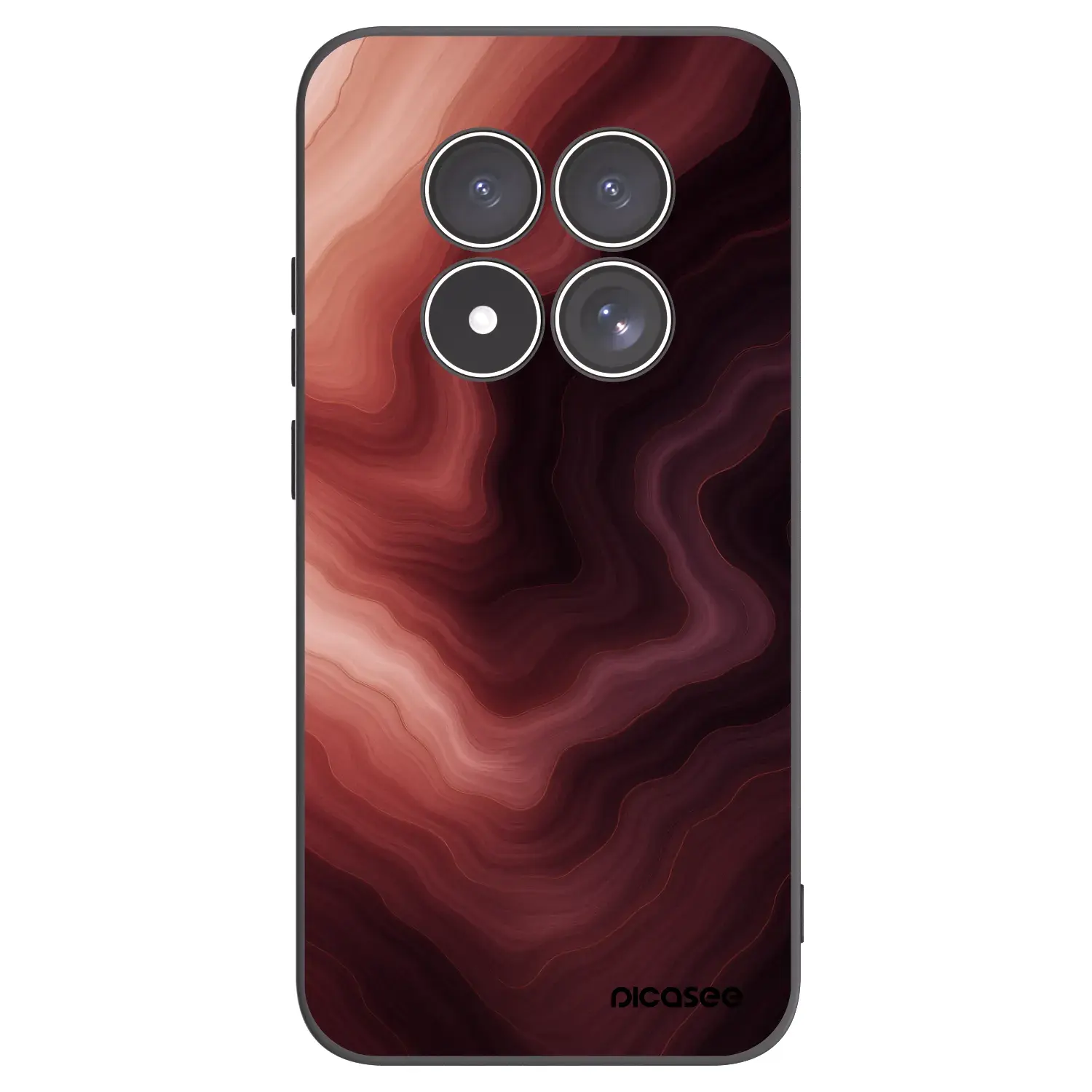 Silikonový černý obal pro Xiaomi Redmi Note 15 Pro 5G - Rouge