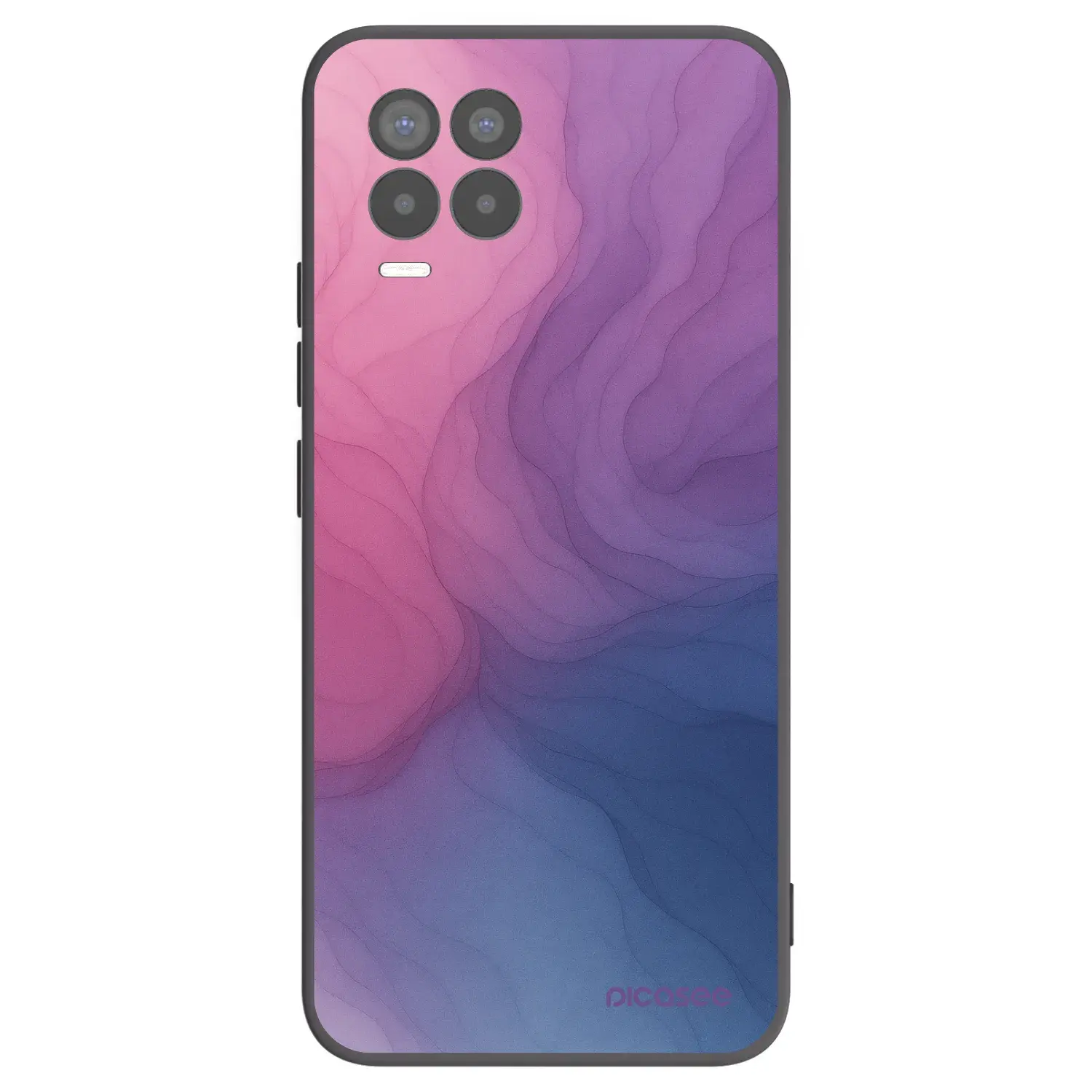 Silikonový černý obal pro Realme 8 Pro - Silk