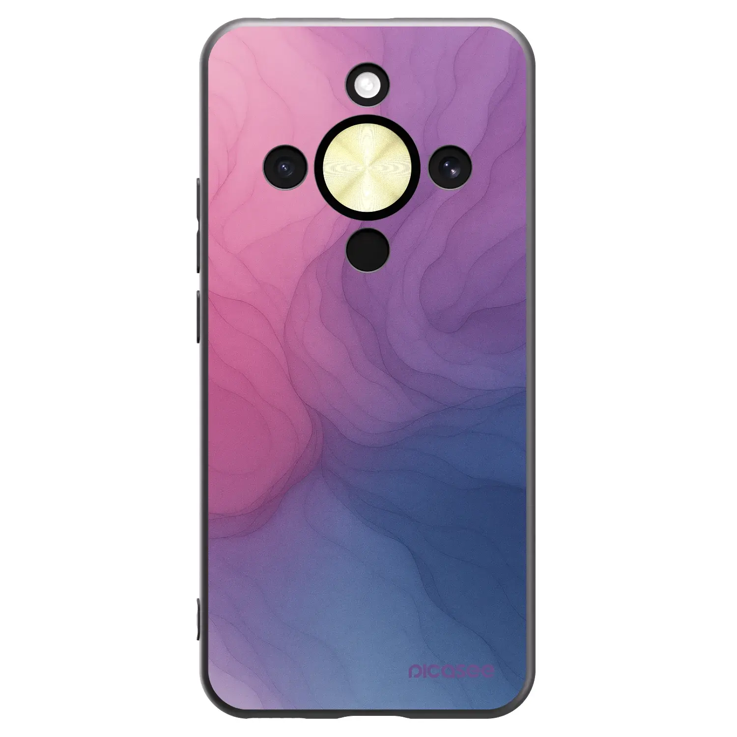 Silikonový černý obal pro Honor Magic8 Lite 5G - Silk